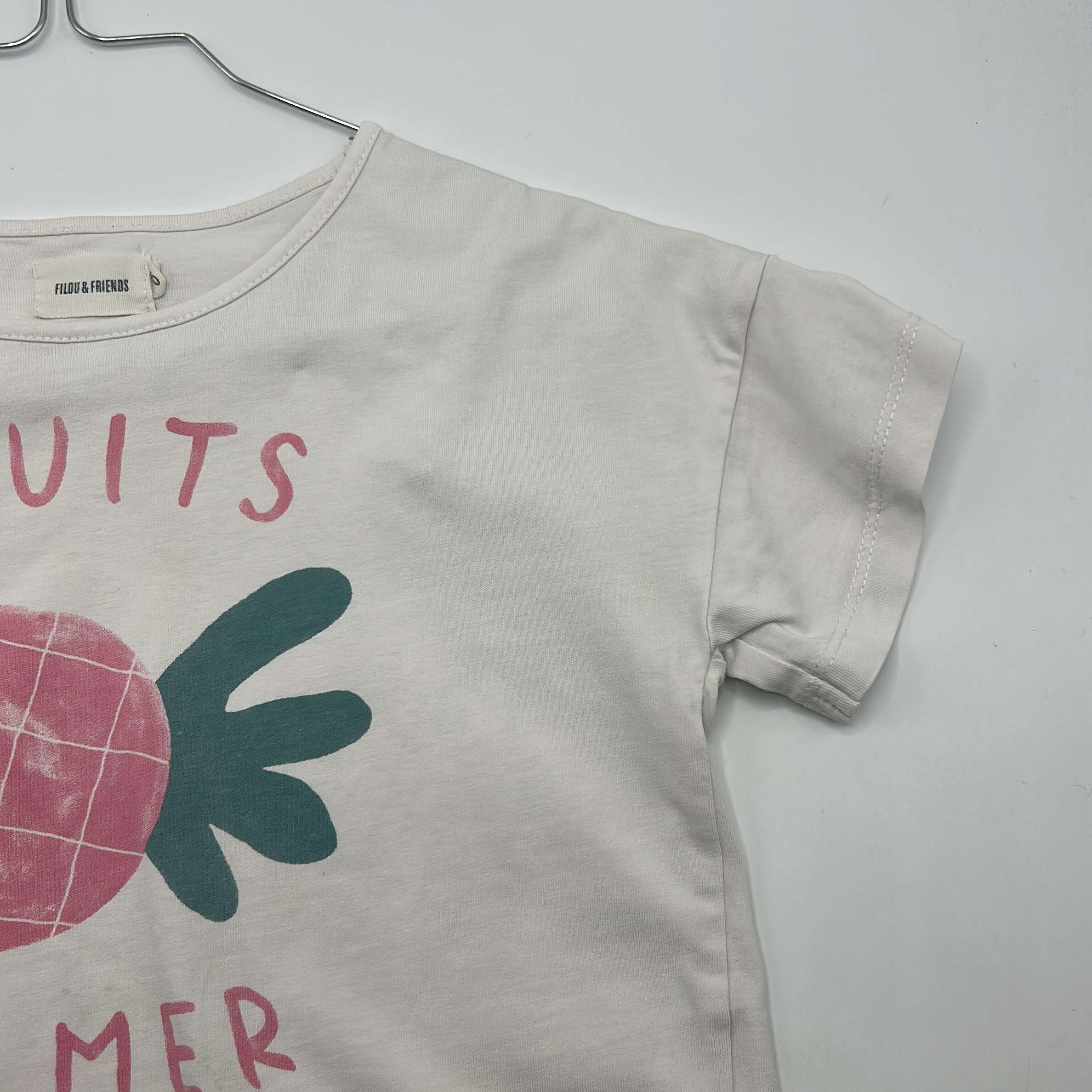 1-T-shirt manches courtes Filou & friends 6 ans