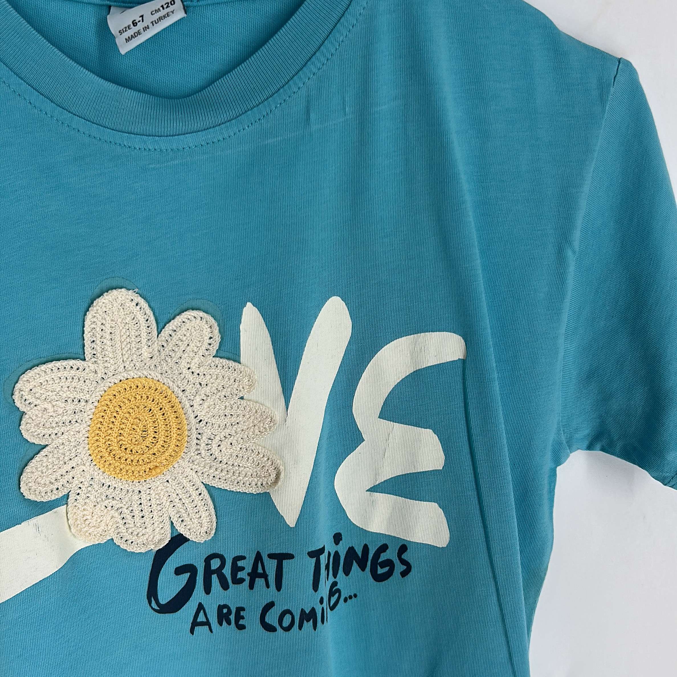 2-T-shirt manches courtes Zara Kids 6-7 Ans