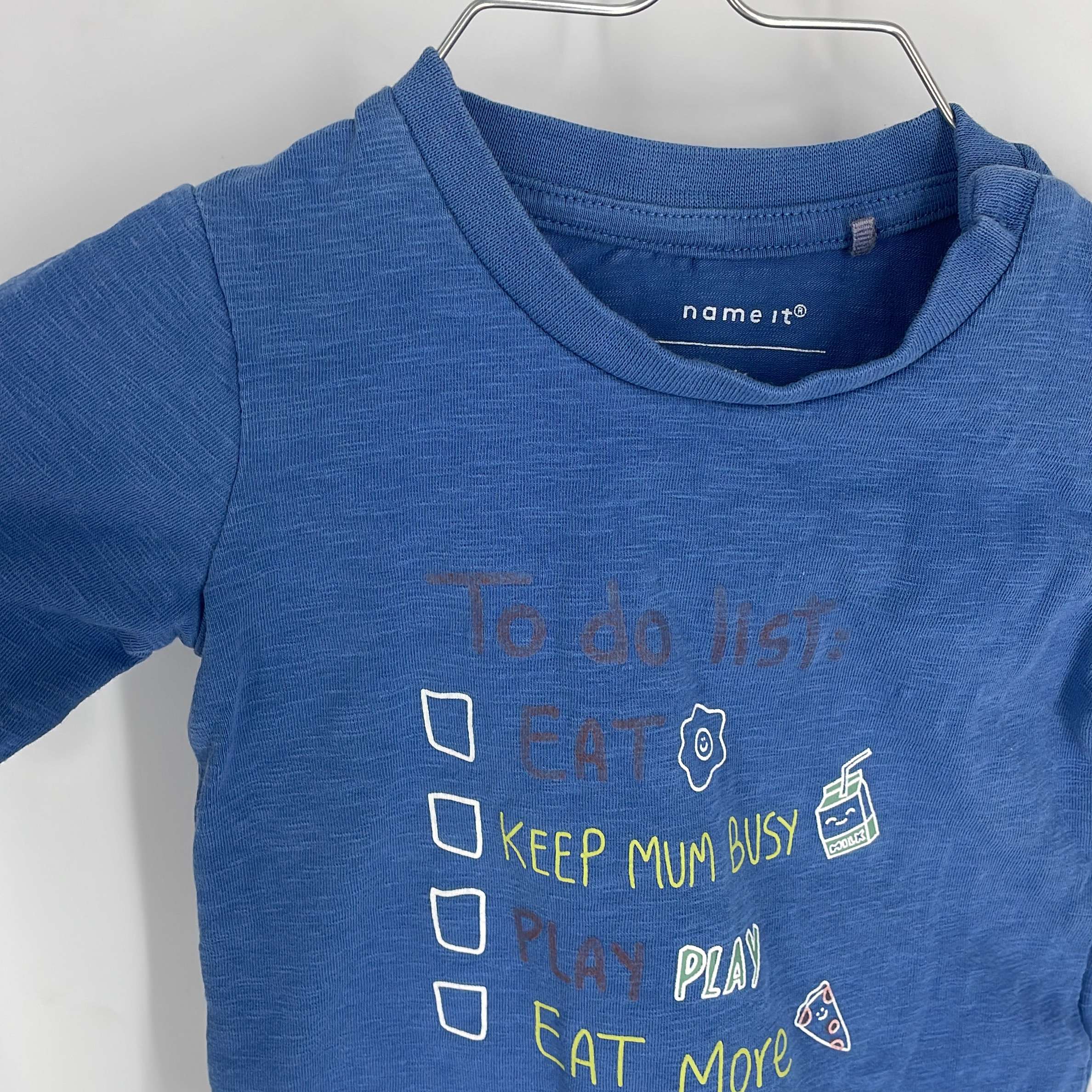 2-T-shirt manches longues Name It 3 mois