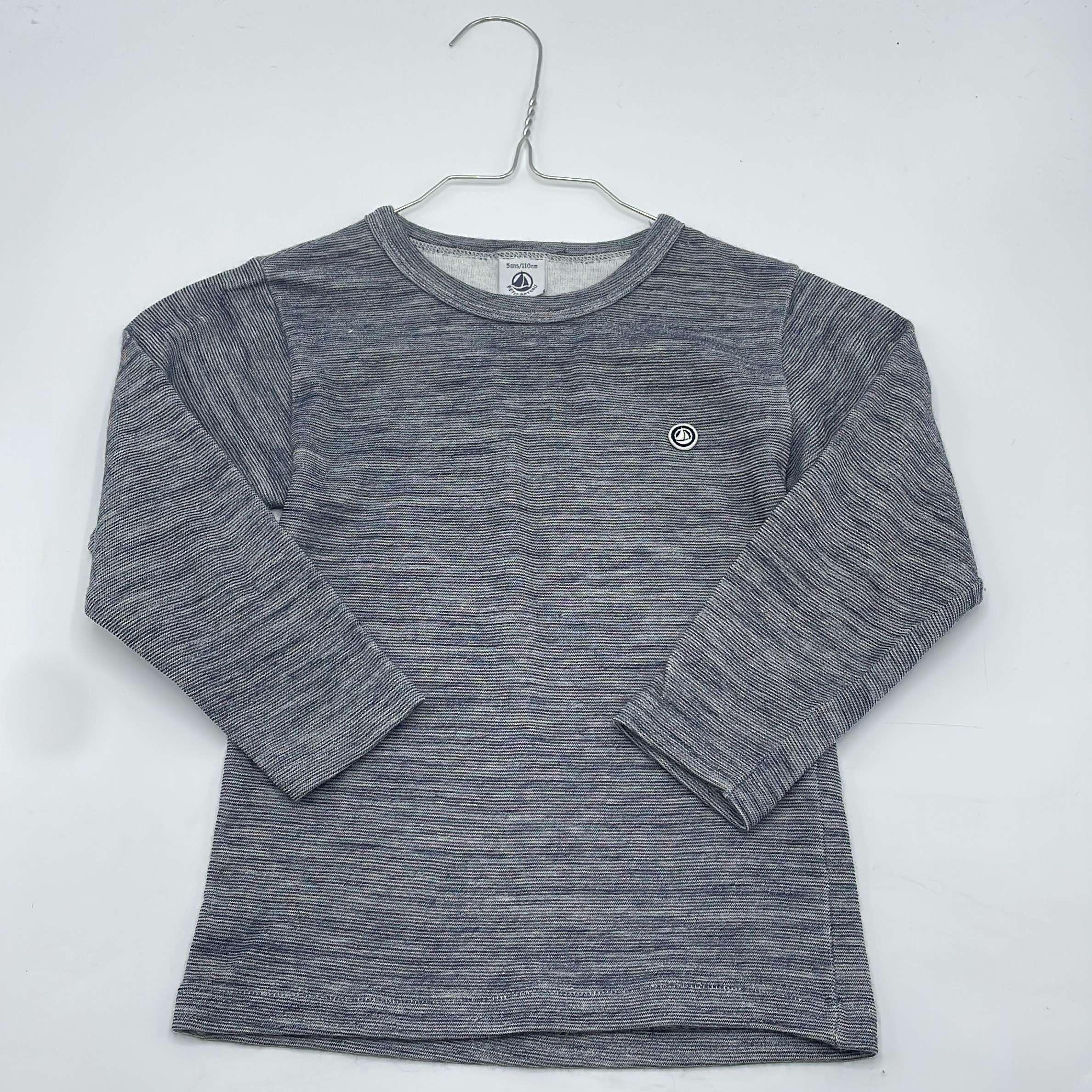 0-T-shirt manches longues Petit Bateau 5 ans