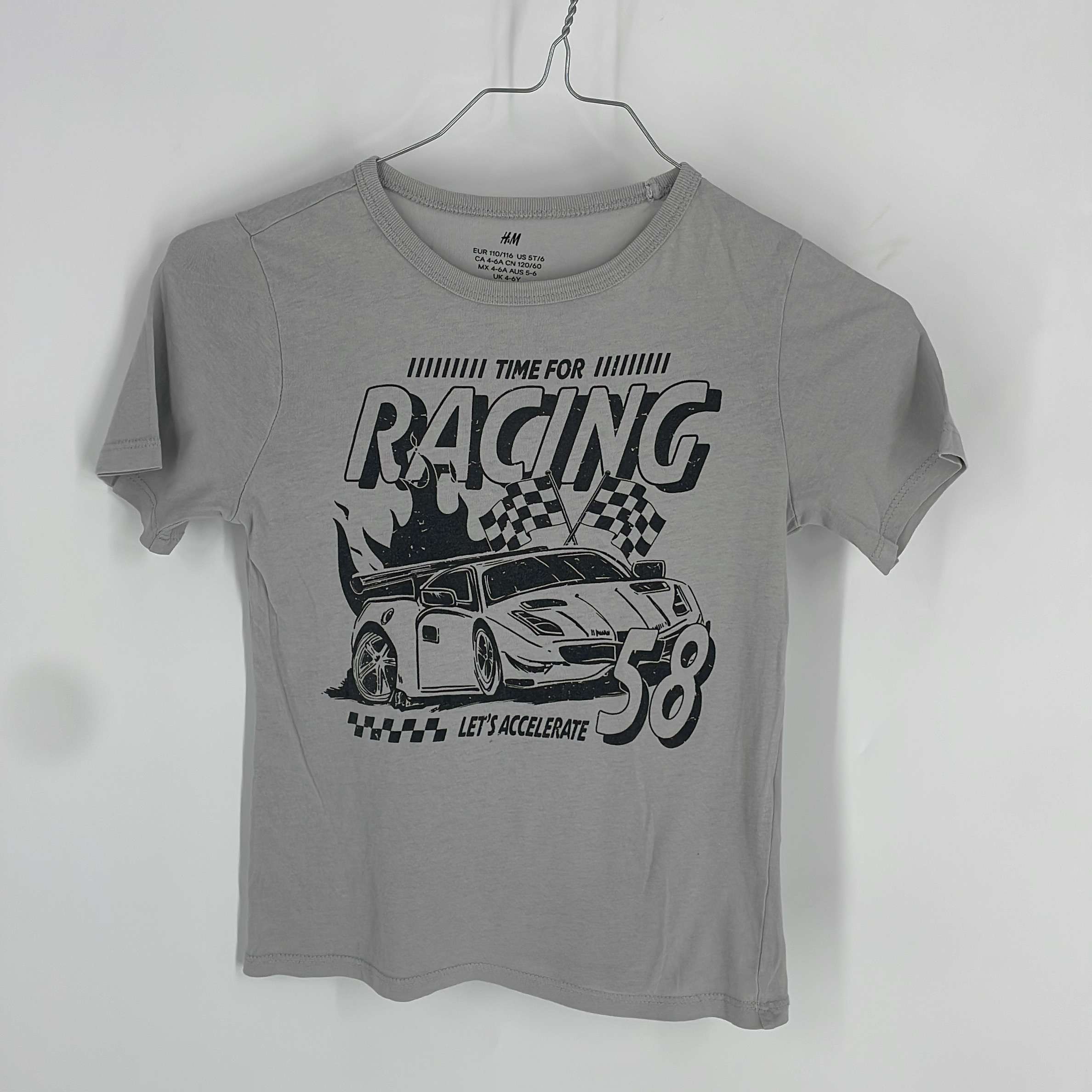 0-T-shirt manches courtes H&M 4-6 Ans