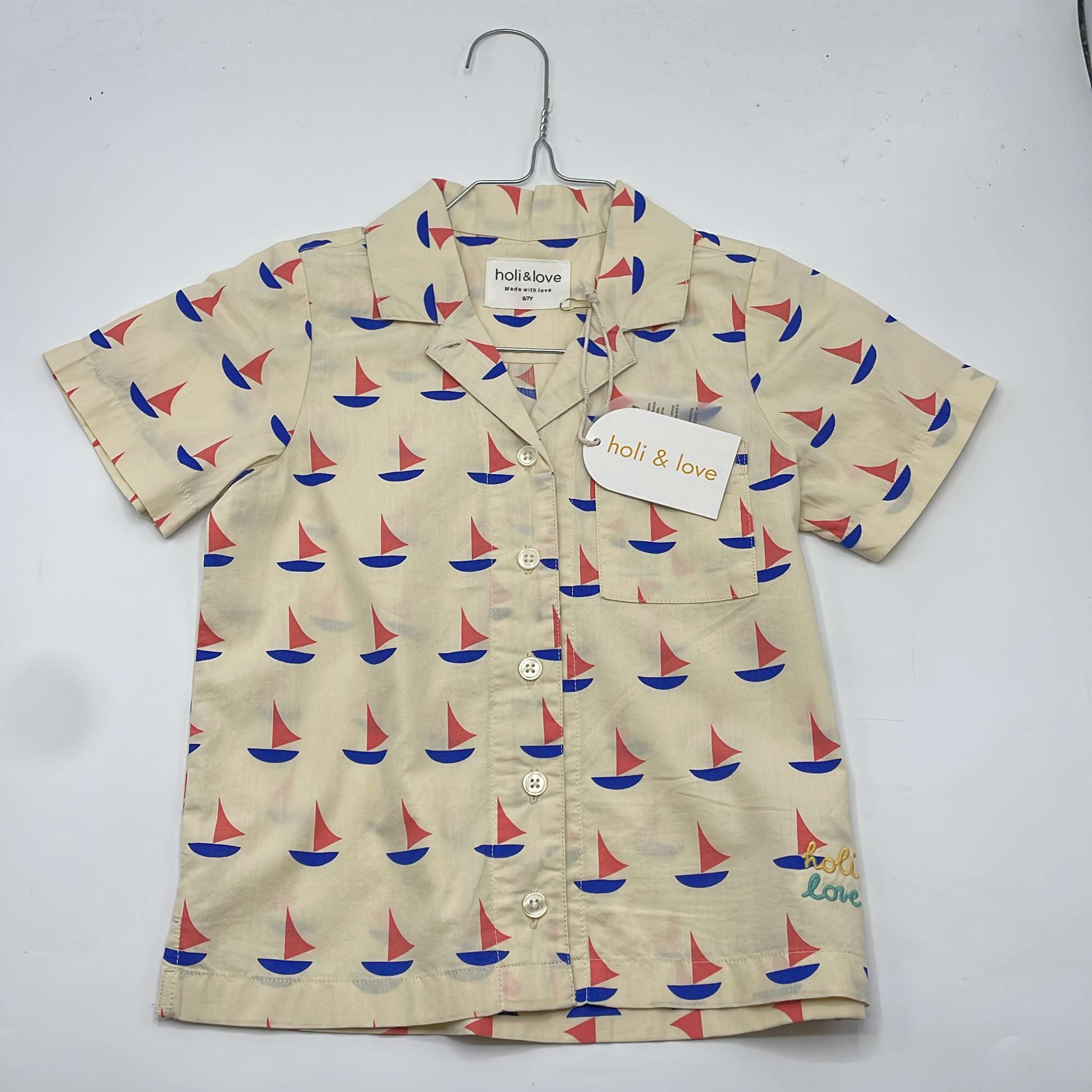 0-Chemise/blouse Holi & Love 6-7 Ans