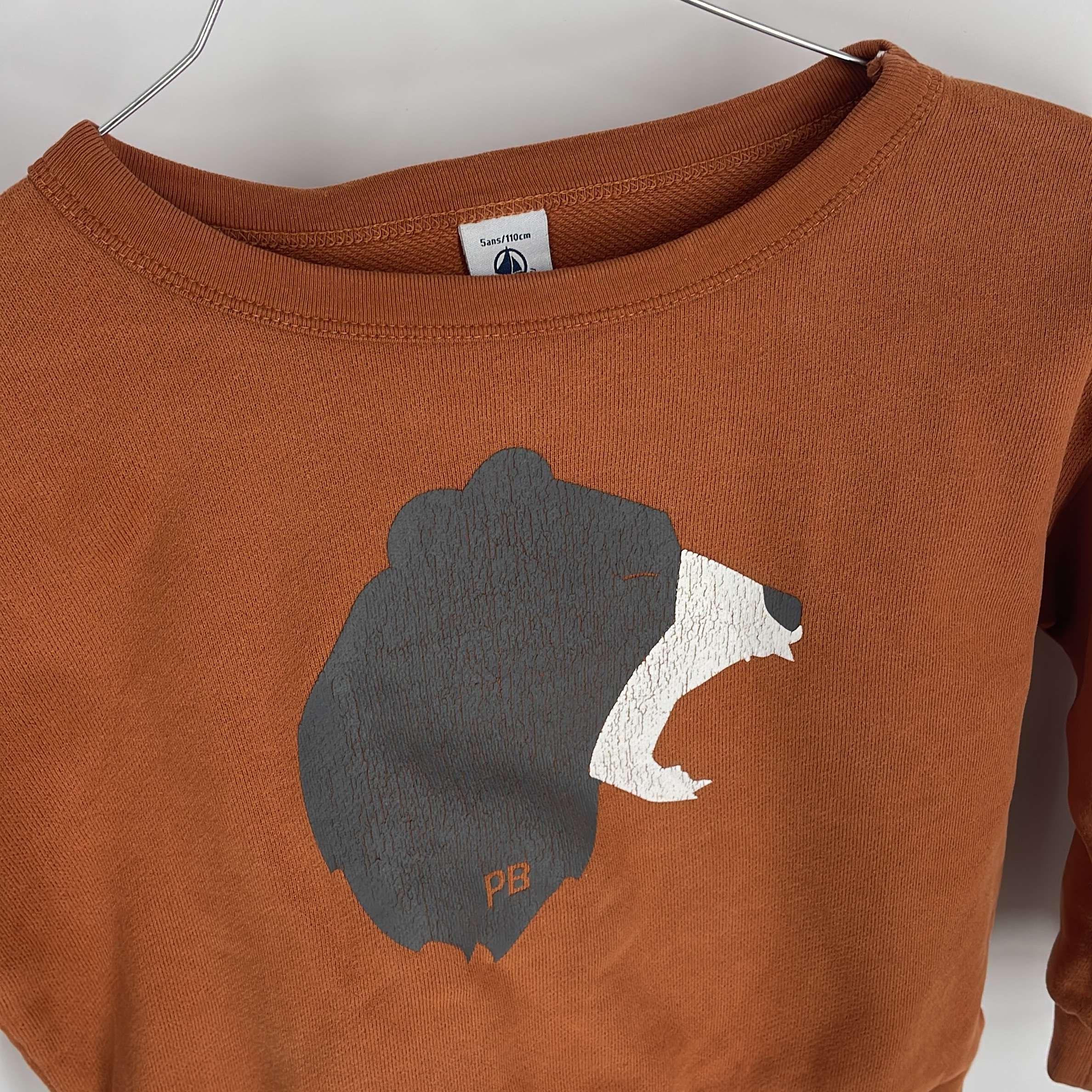 2-Sweat Petit Bateau 5 ans