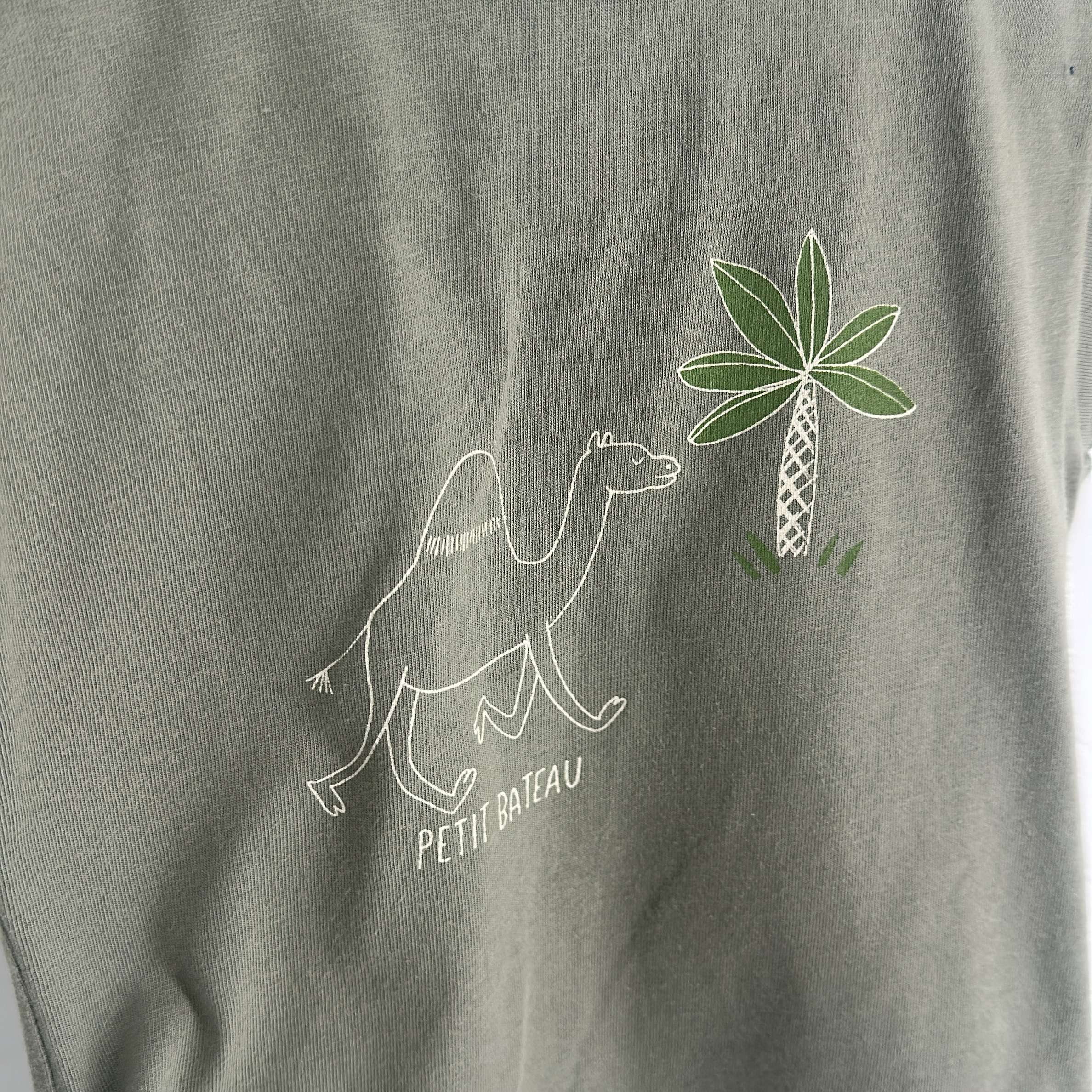 1-T-shirt manches courtes Petit Bateau 18 mois