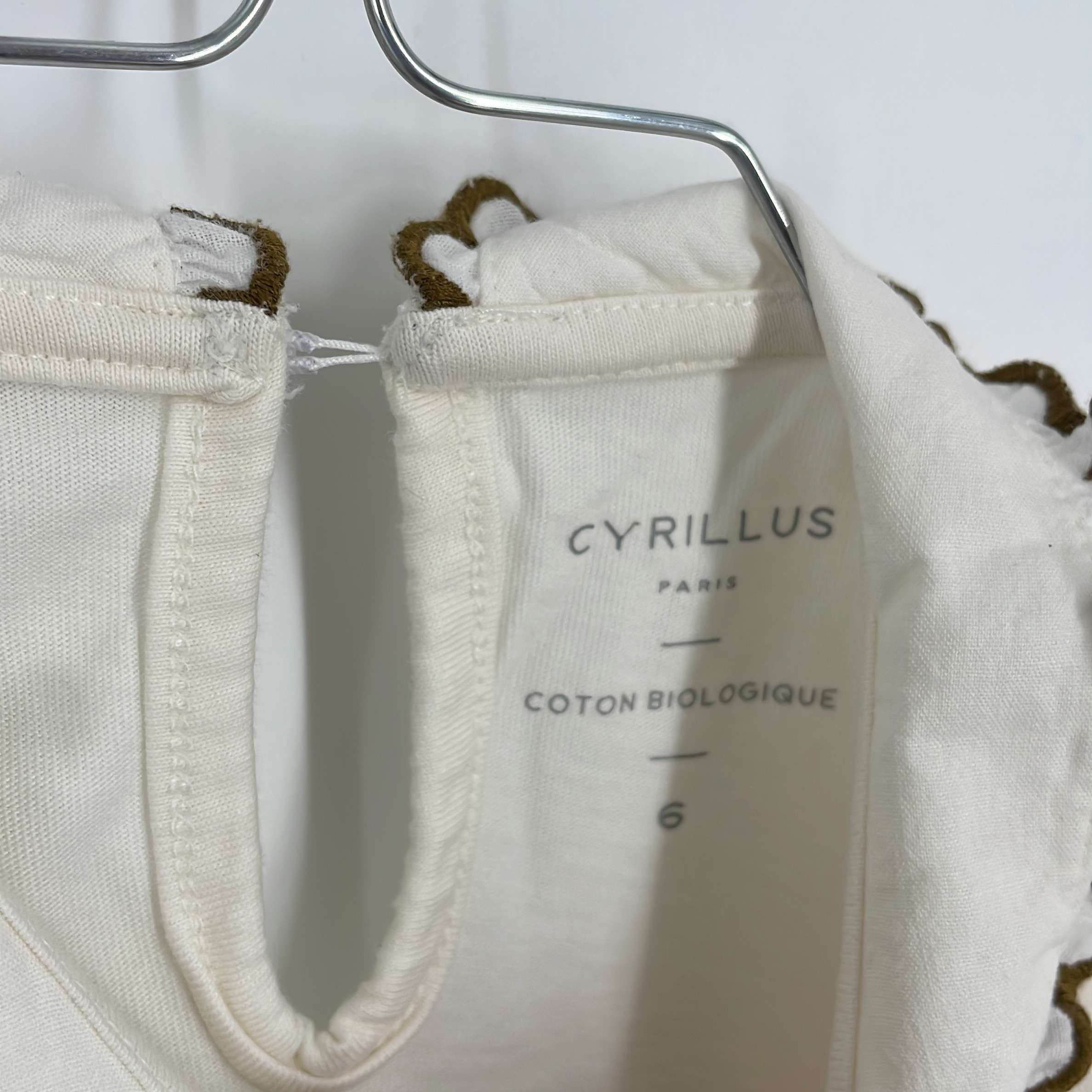 1-T-shirt manches longues Cyrillus 6 ans