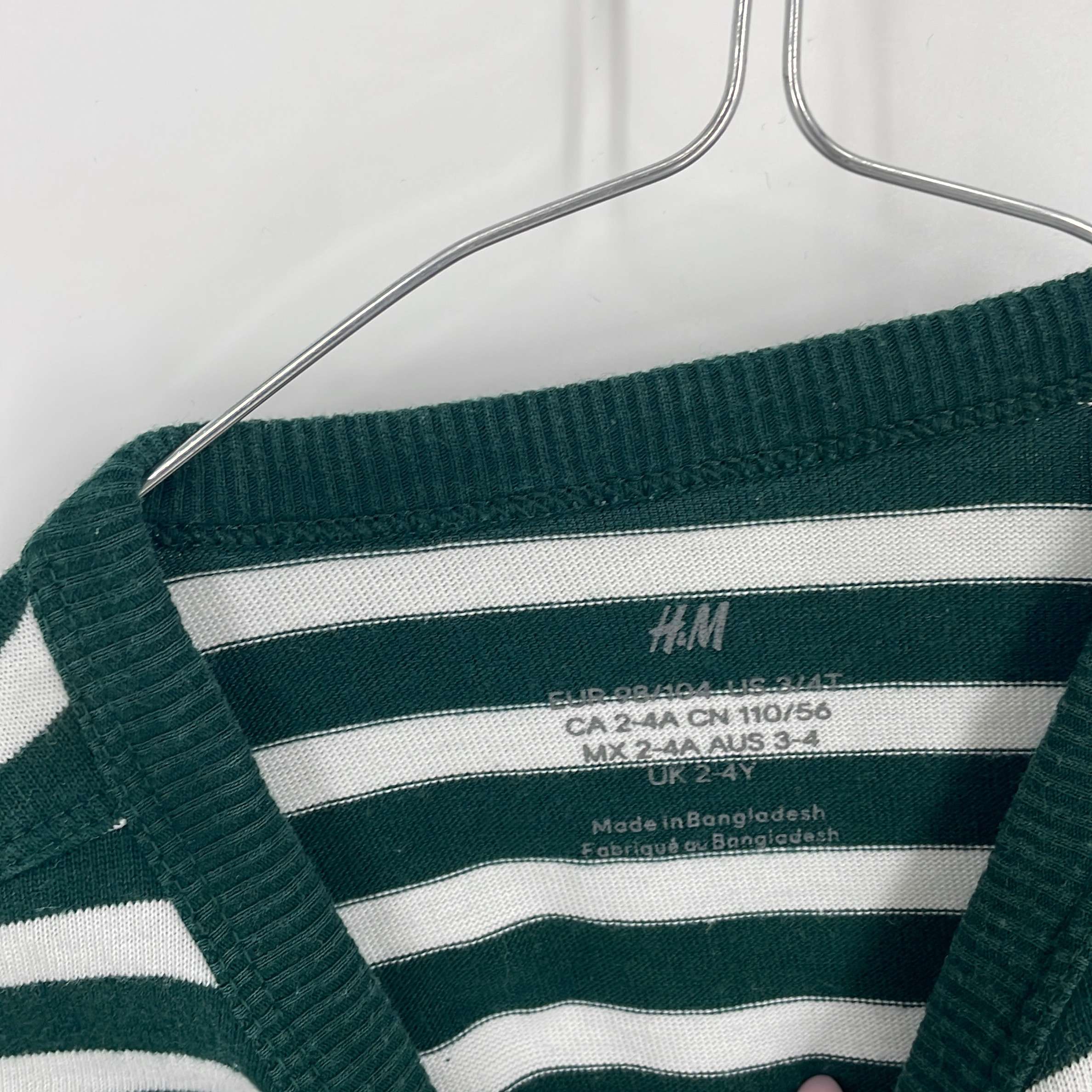 1-T-shirt manches longues H&M 24 Mois - 4 Ans
