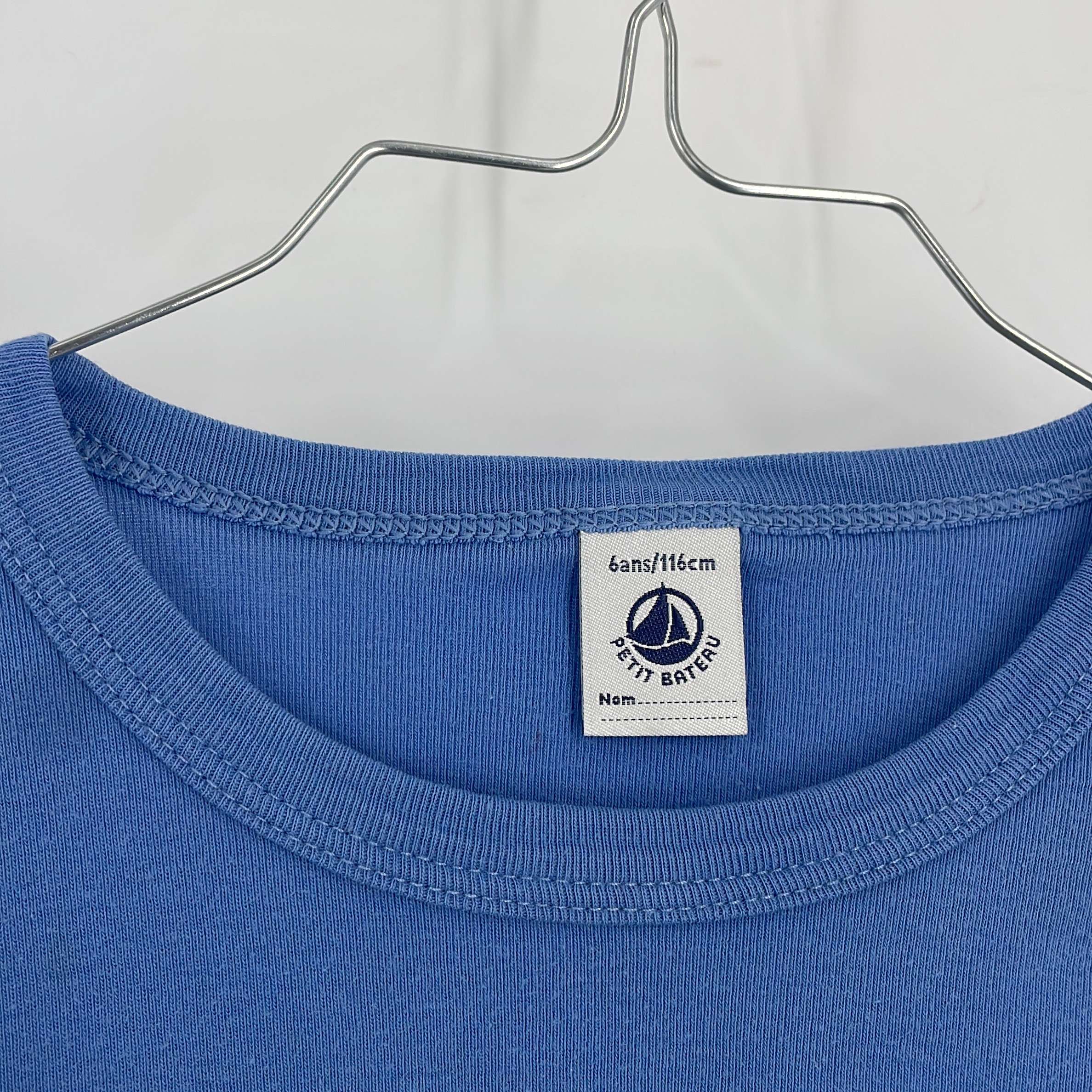 1-T-shirt manches longues Petit Bateau 6 ans