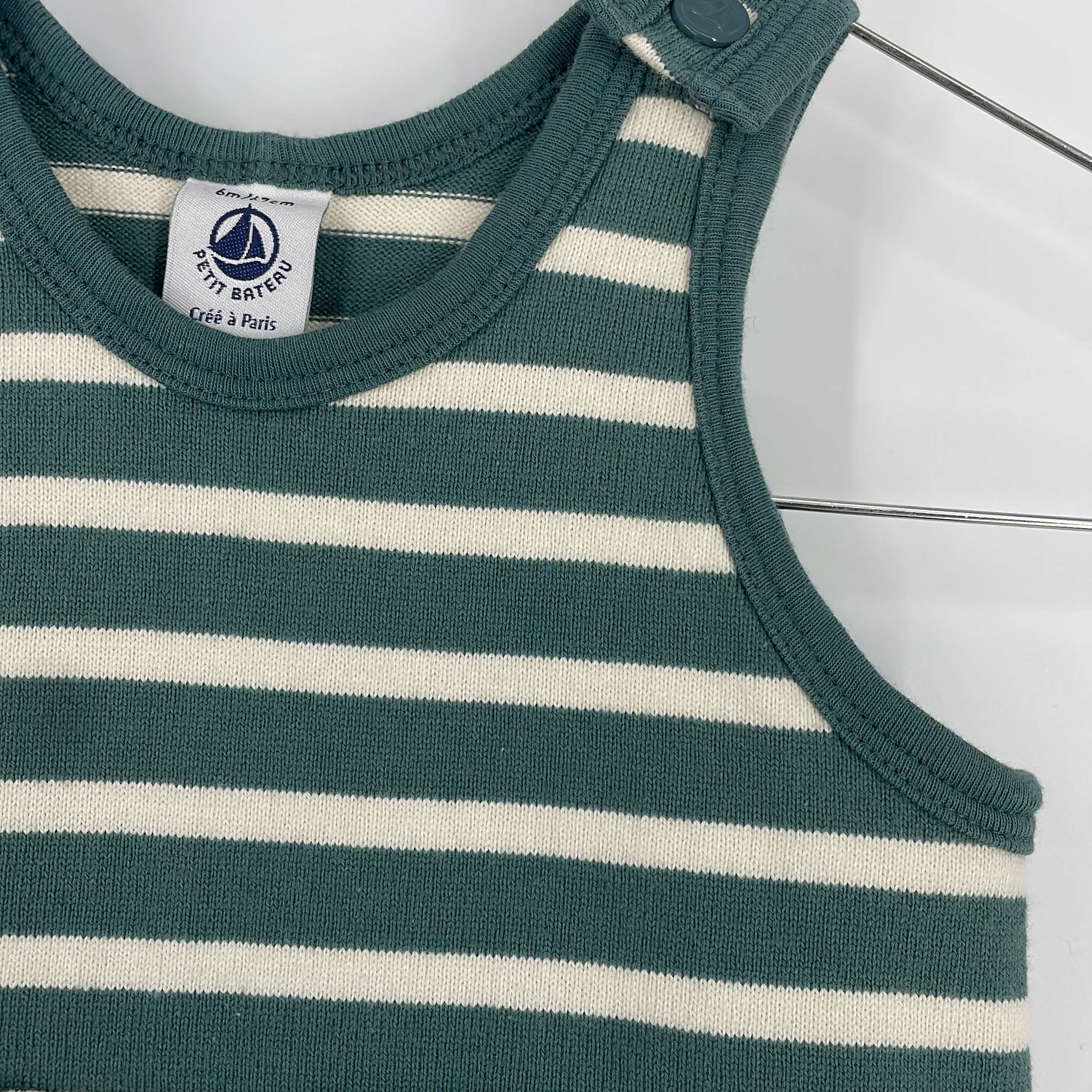 2-Barboteuse Petit Bateau 6 mois