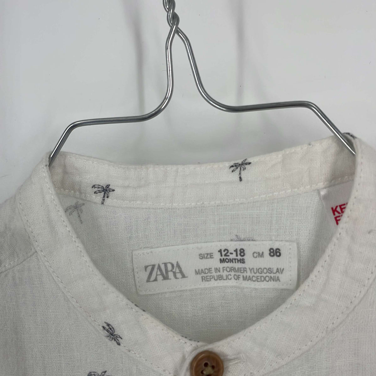 1-Chemise/blouse Zara Baby 12-18 Mois