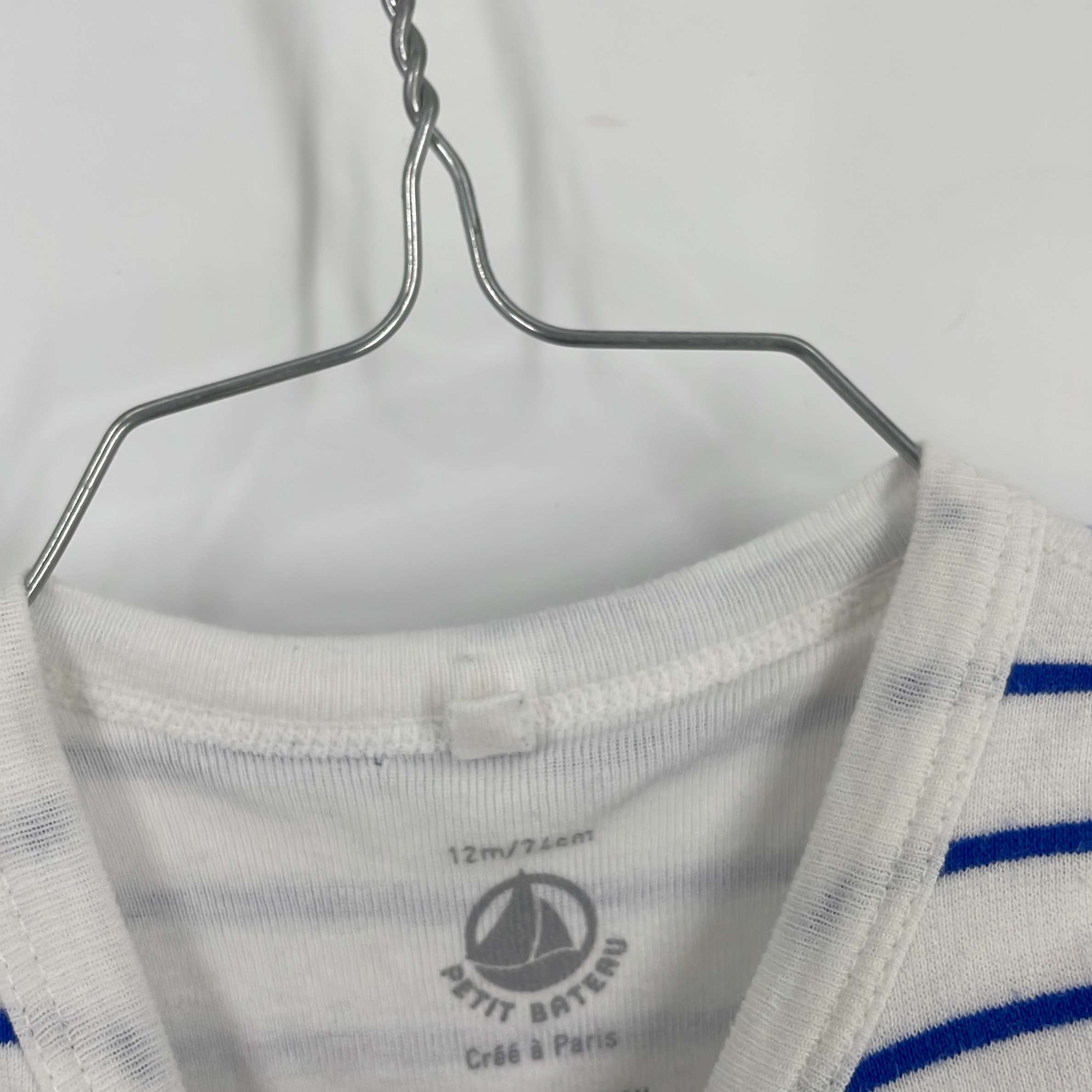1-Robe Petit Bateau 12 mois