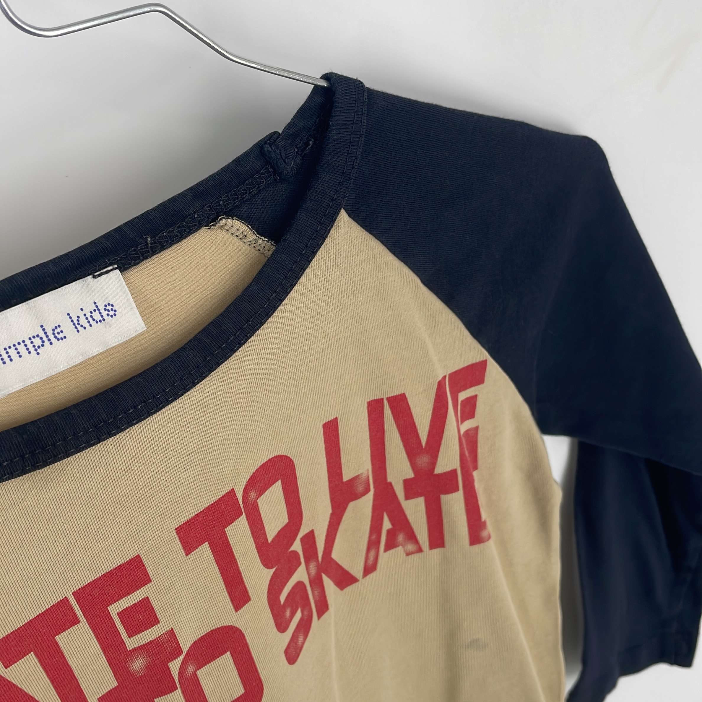 1-T-shirt manches longues Simple Kids 8 ans