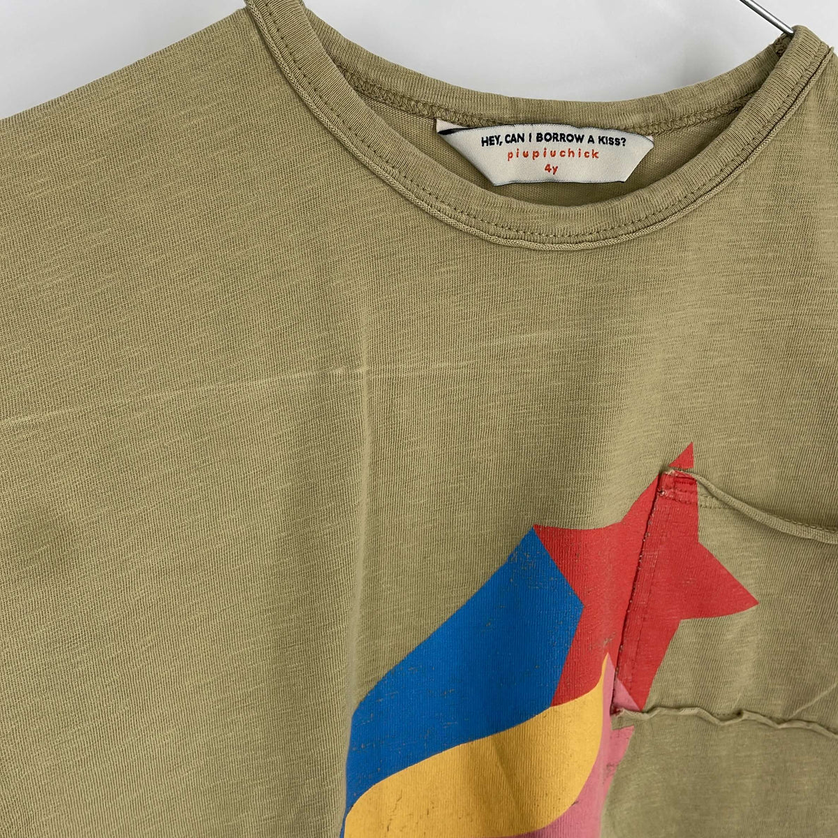 1-T-shirt manches courtes Piupiuchick 4 ans