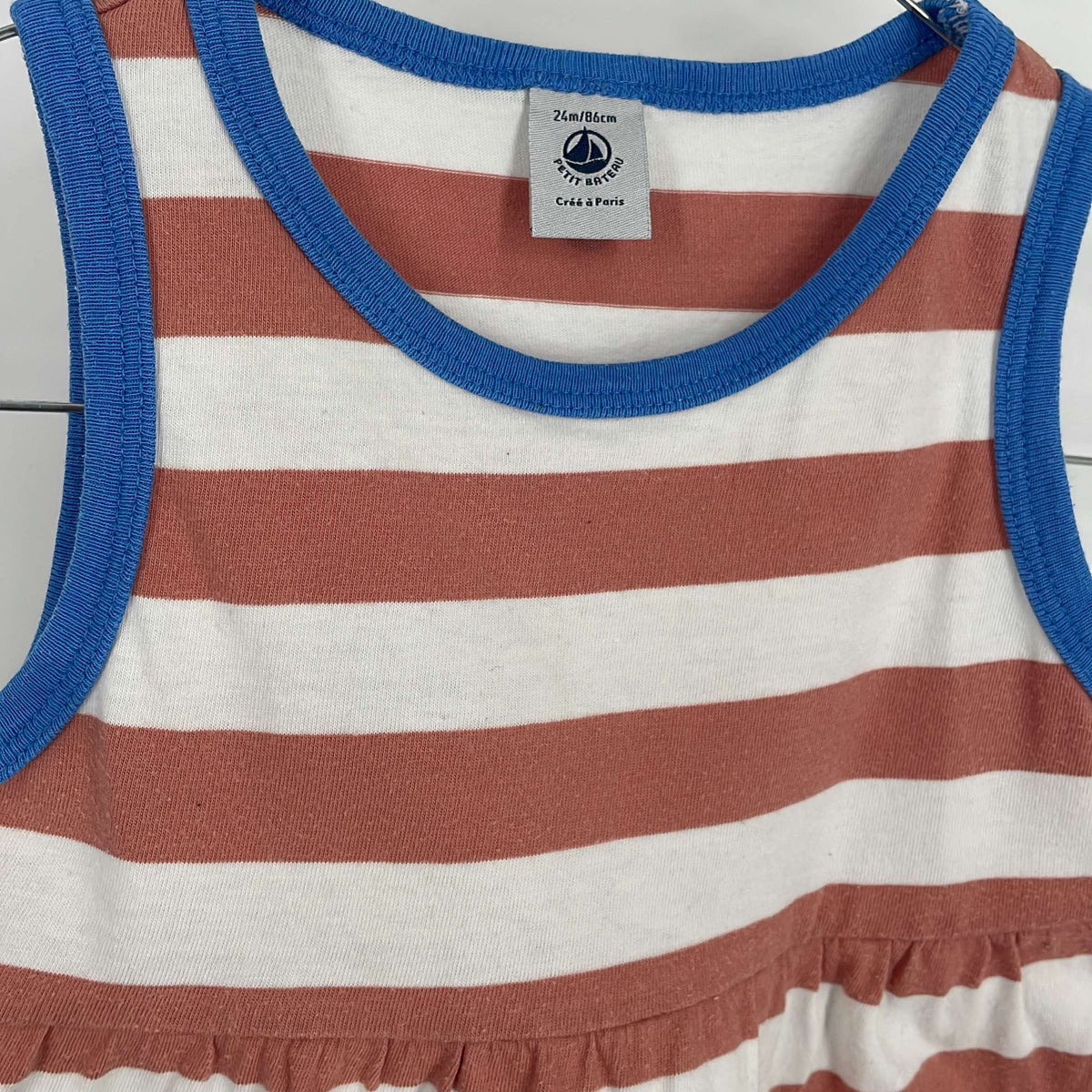 1-Robe Petit Bateau 24 mois