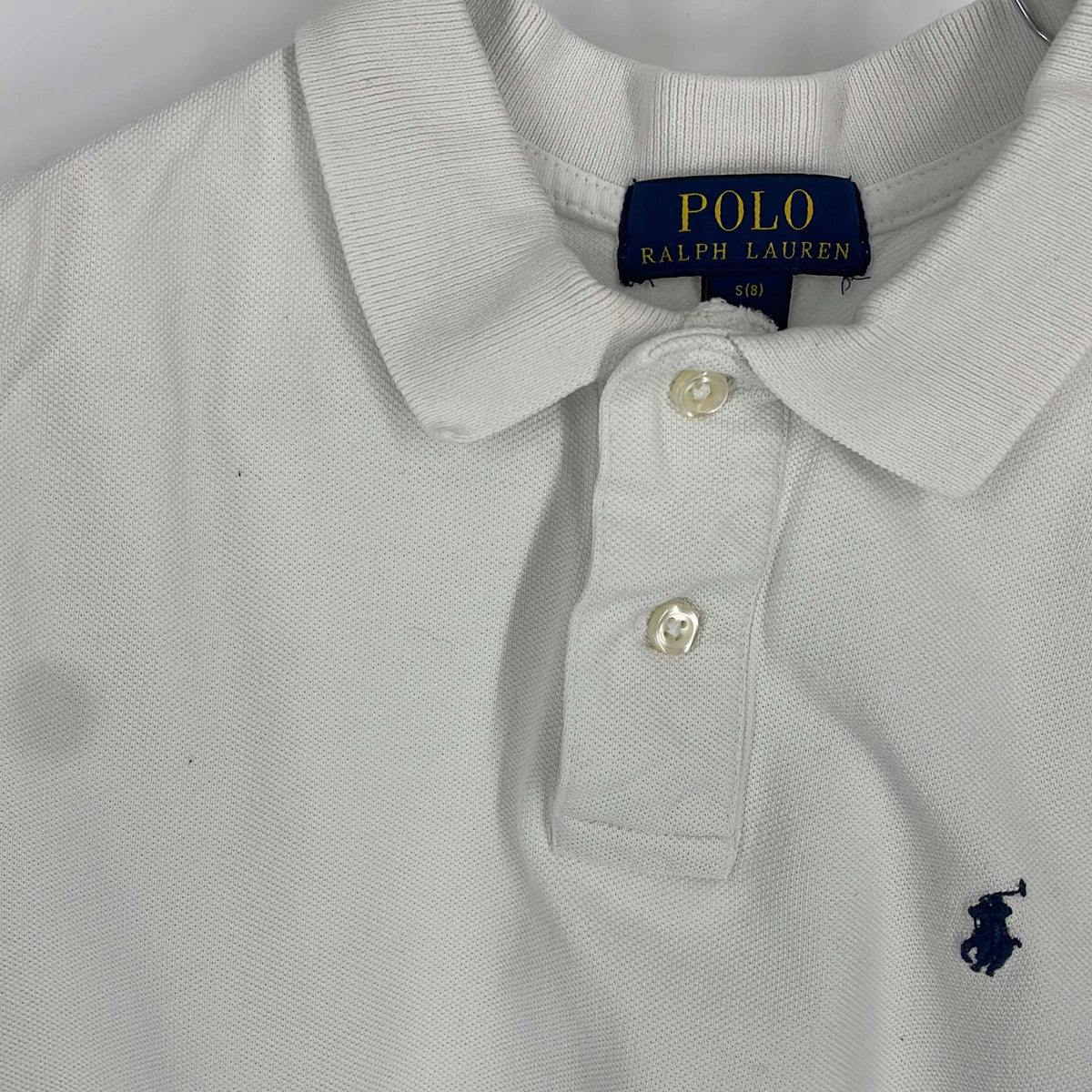1-T-shirt manches courtes Ralph Lauren 8 ans