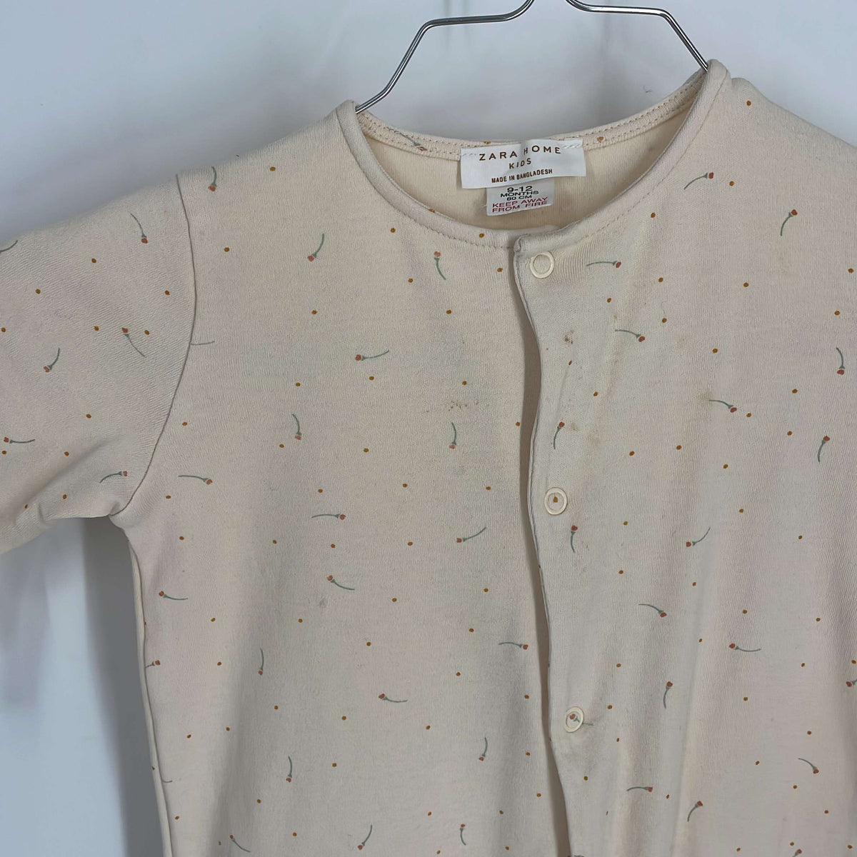 1-Pyjama long Zara Home 9-12 Mois