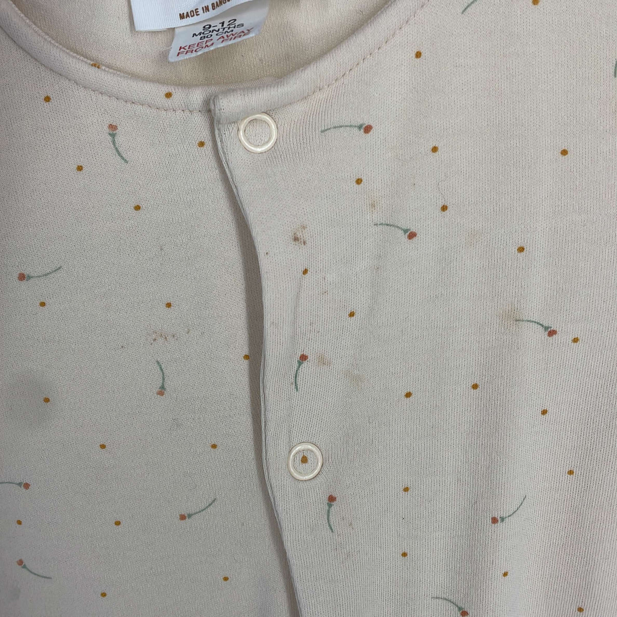 2-Pyjama long Zara Home 9-12 Mois
