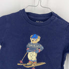 1-T-shirt manches longues Ralph Lauren 12 mois