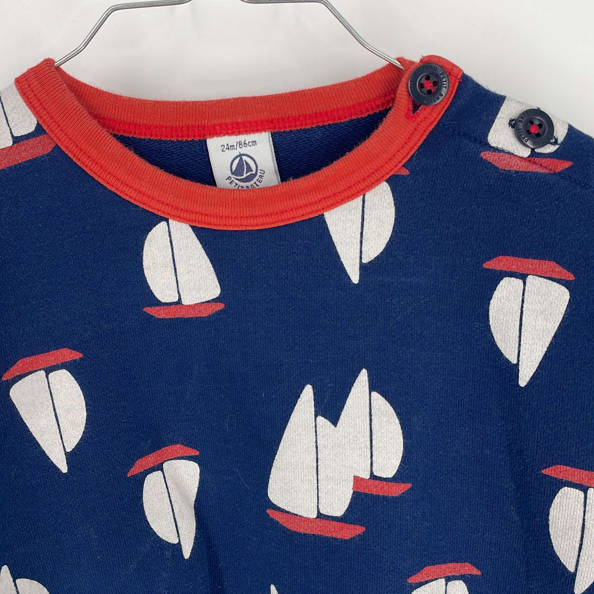 1-Sweat Petit Bateau 24 mois
