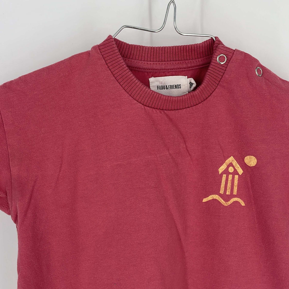 1-T-shirt manches courtes Filou & friends 18 mois