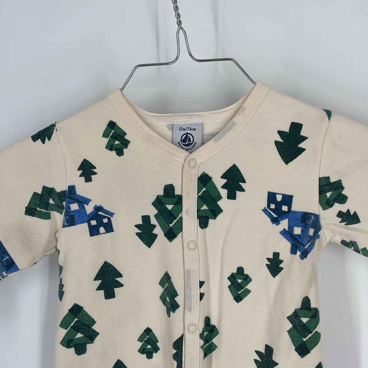 1-Pyjama long Petit Bateau 12 mois