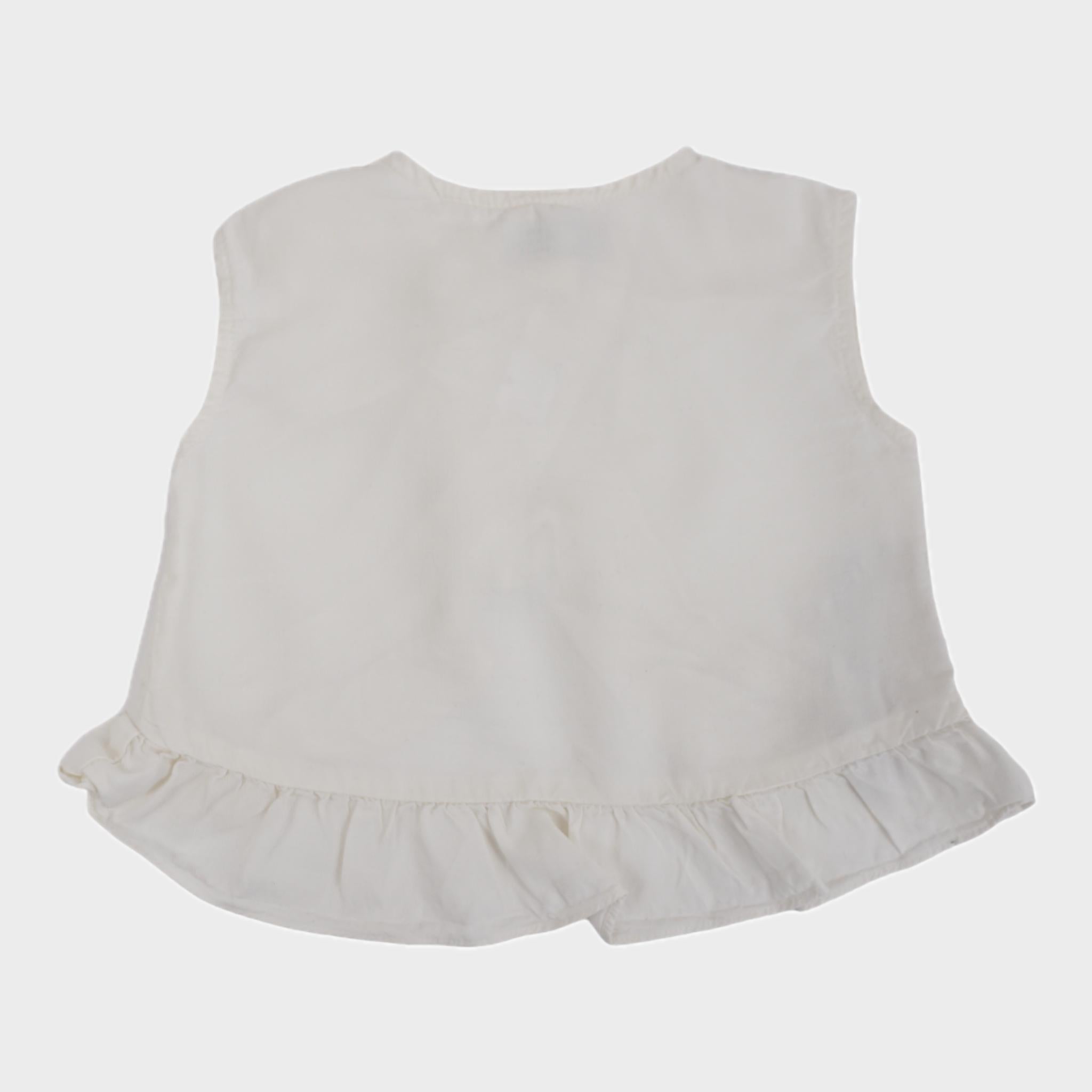 Blouse Ecru - 6/9 mois