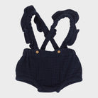 Bloomer à bretelles Bleu - 9 mois