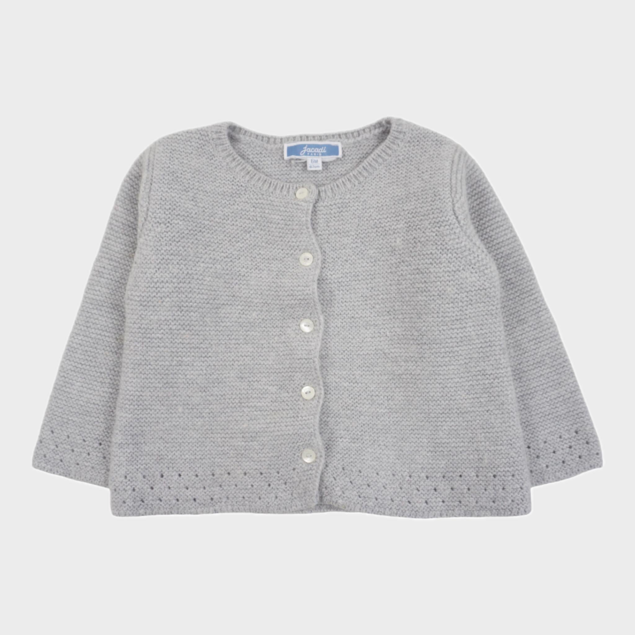 Gilet Gris - 6 mois