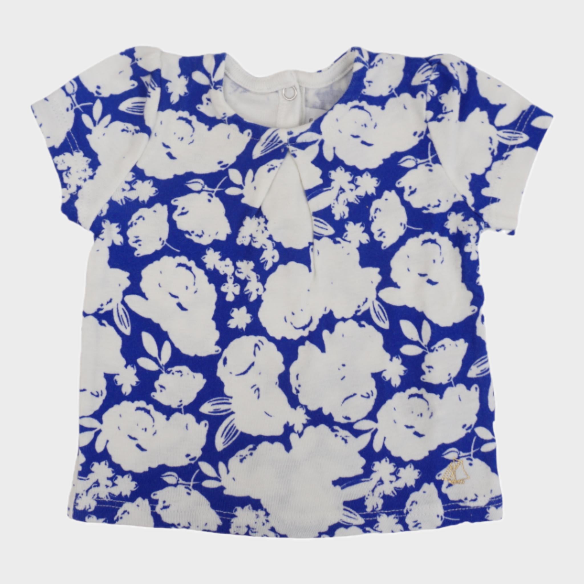 T-shirt Bleu - 3 mois