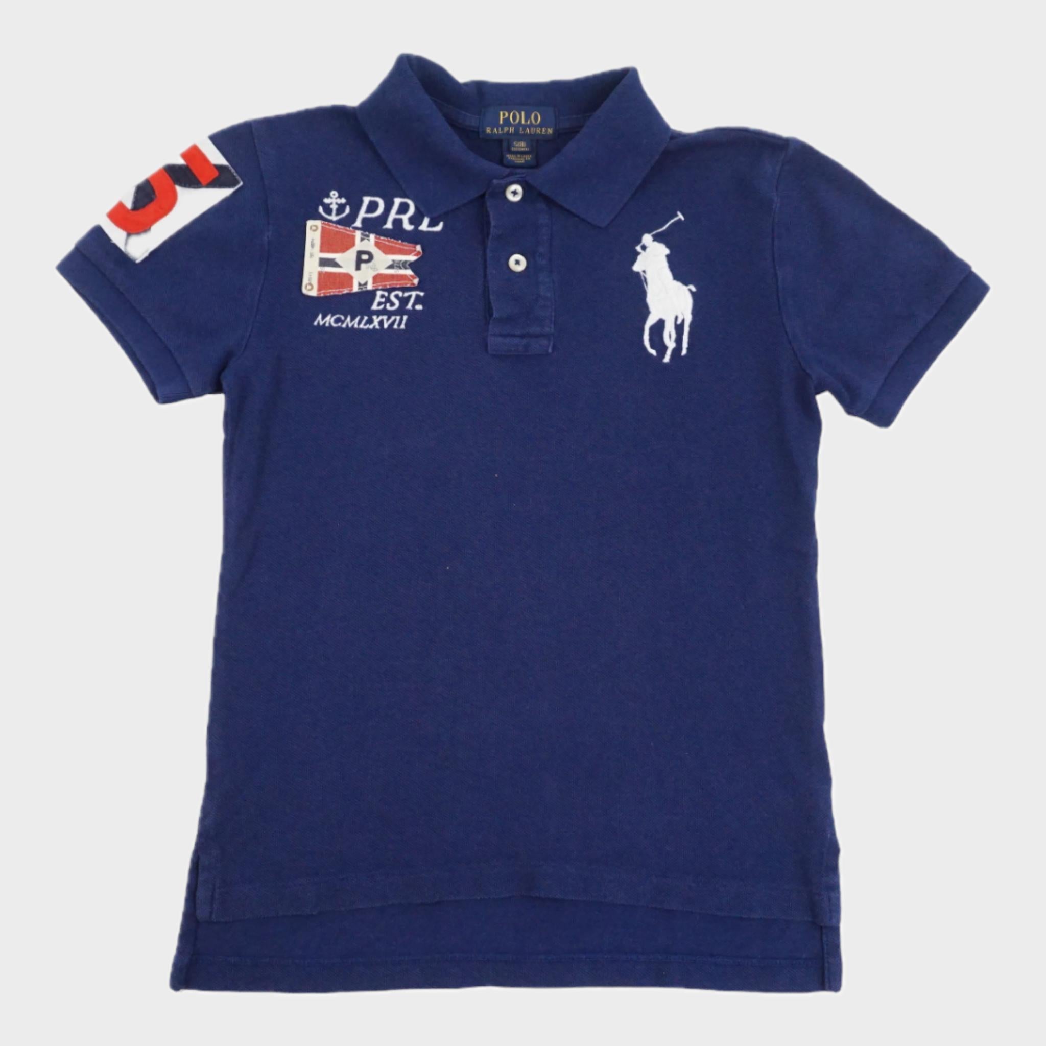 Polo Bleu - 8 ans