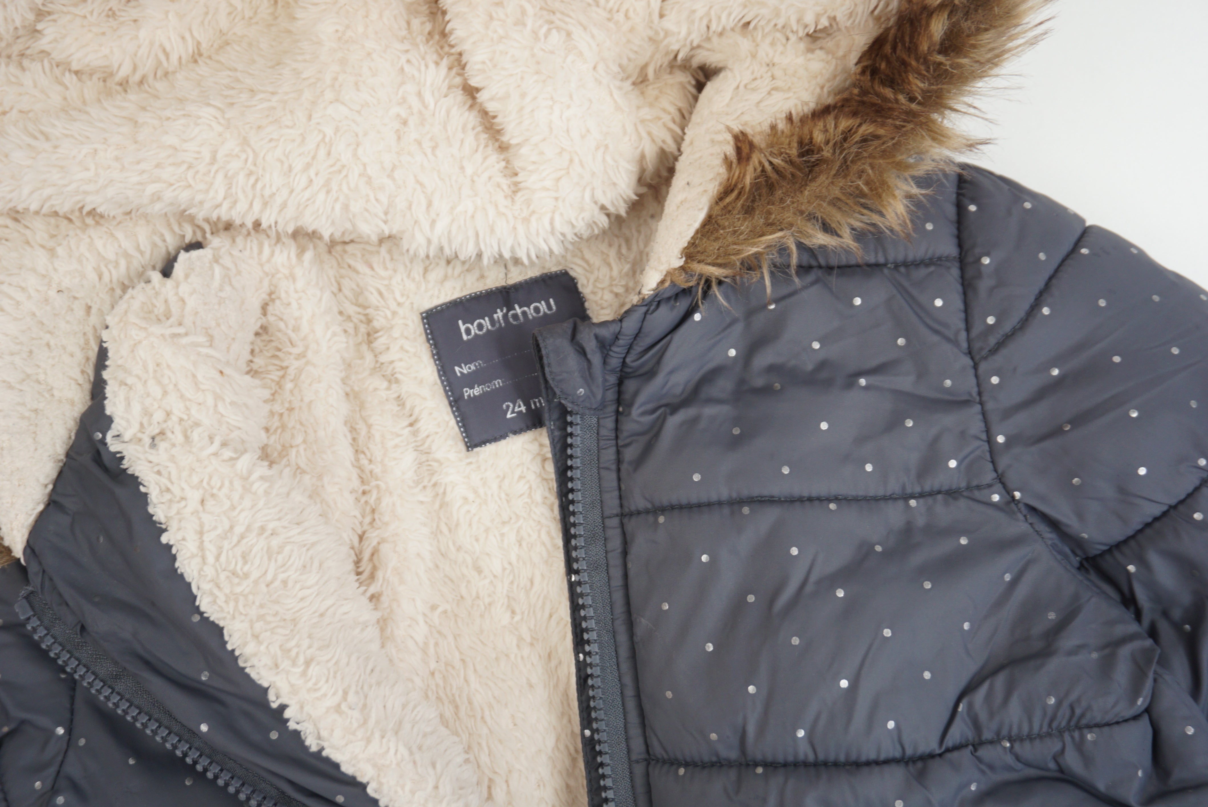 Doudoune Gris - 12 mois