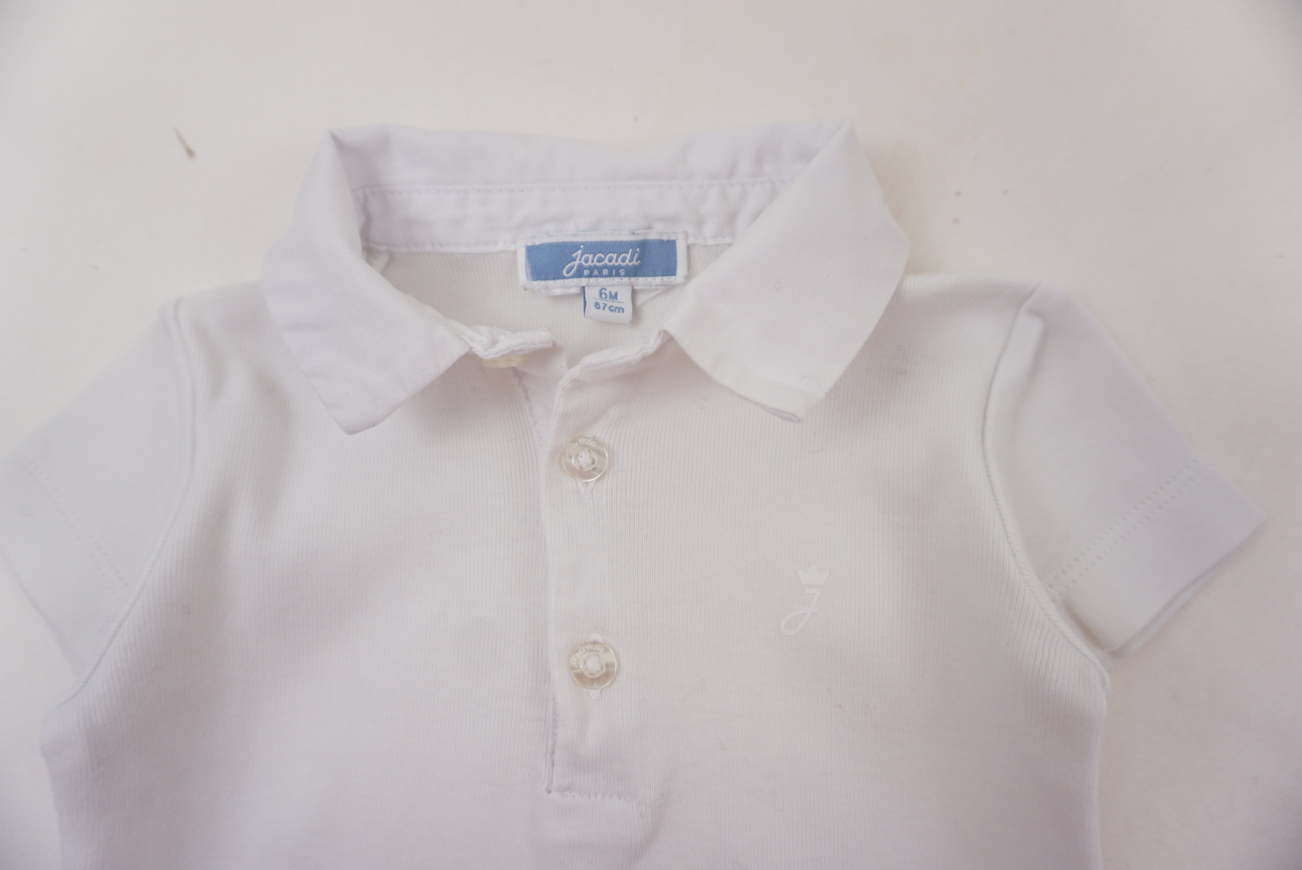Body Blanc - 6 mois