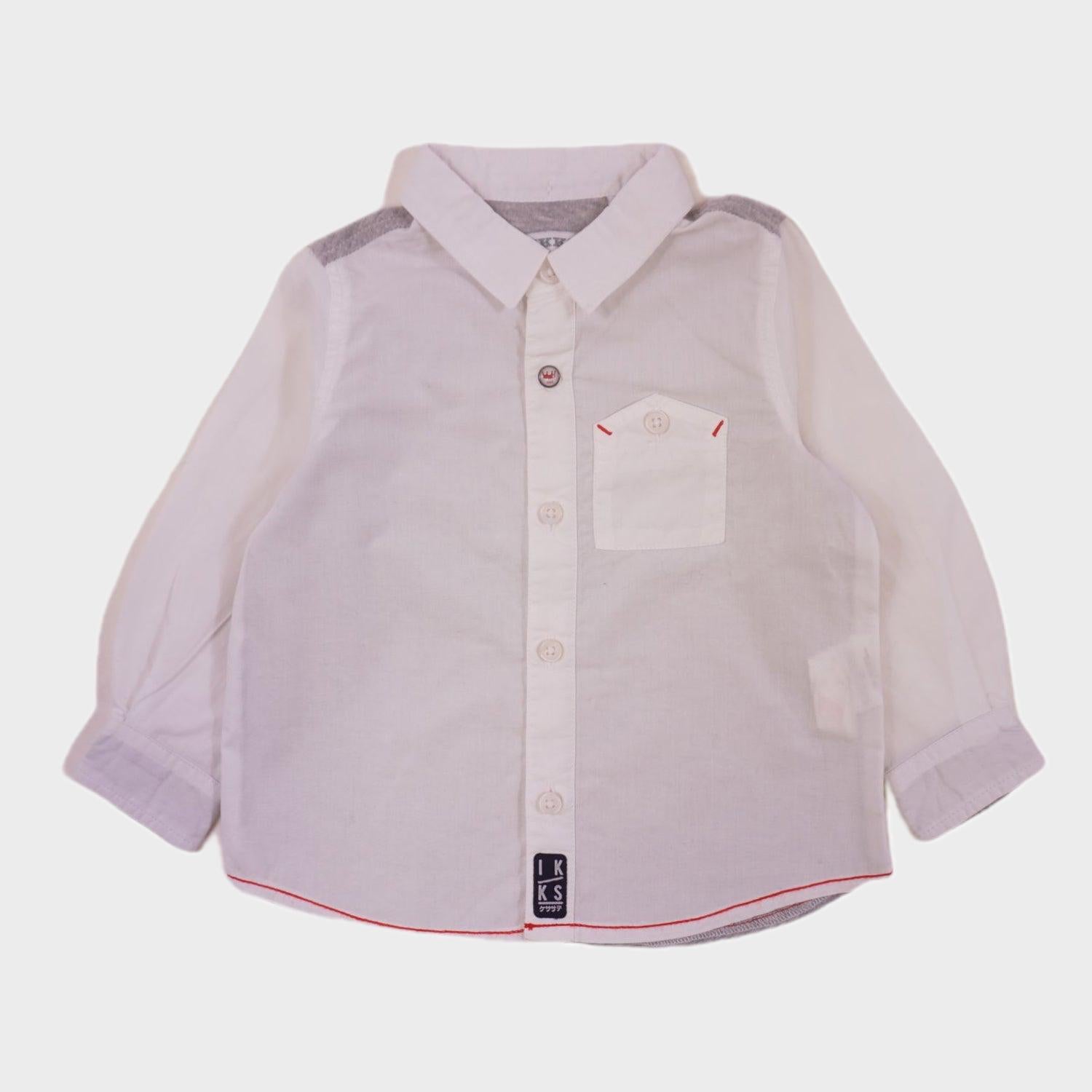 Chemise Blanc - 12 mois