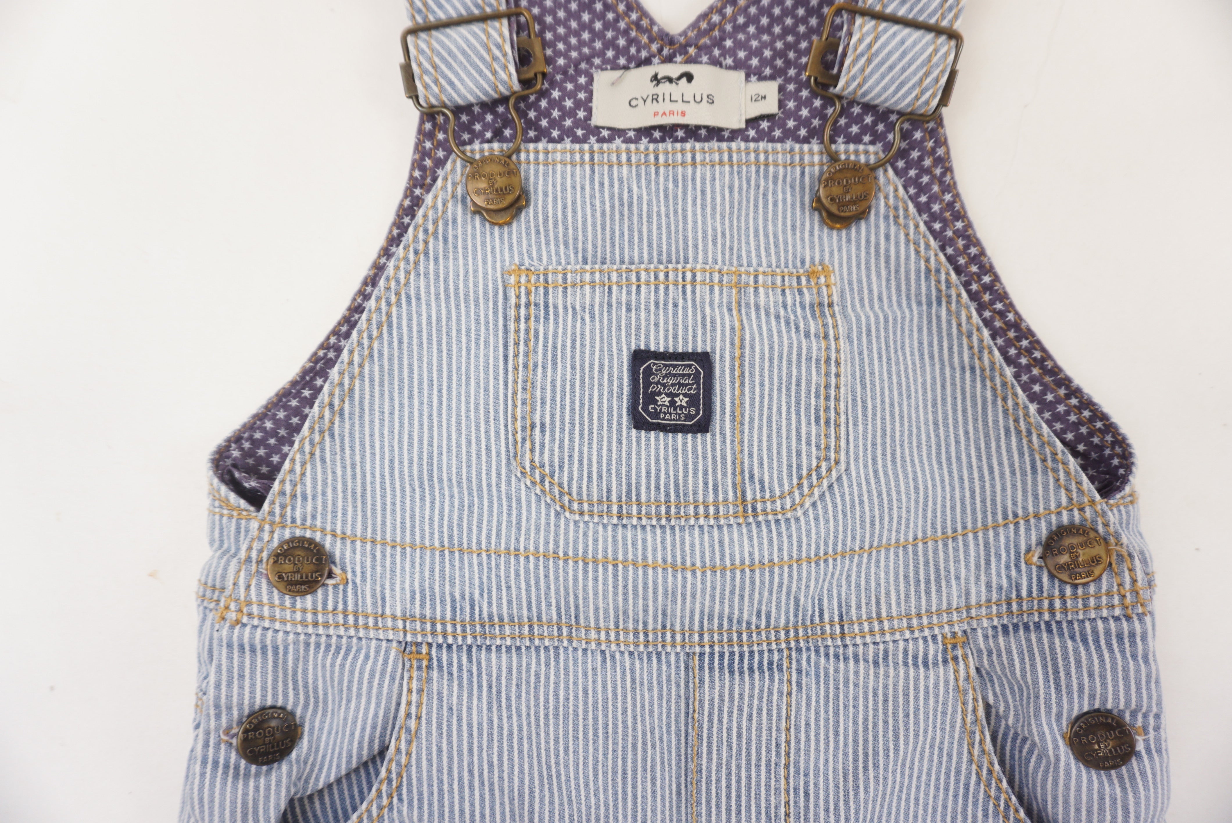 Salopette Bleu - 12 mois