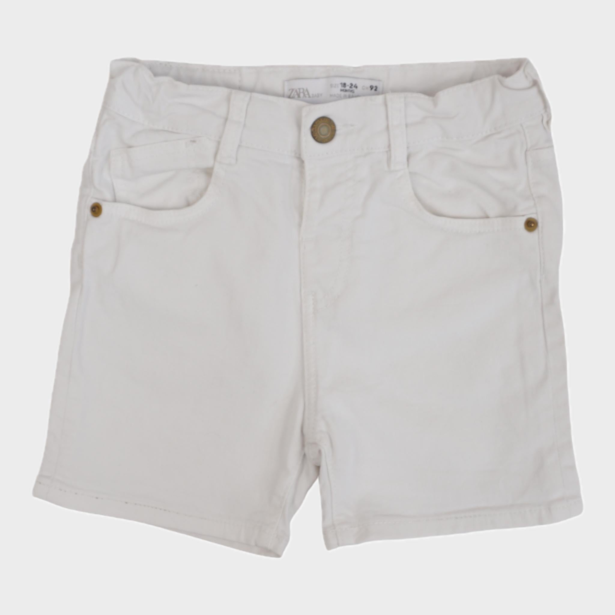 Bermuda Blanc - 18/24 mois