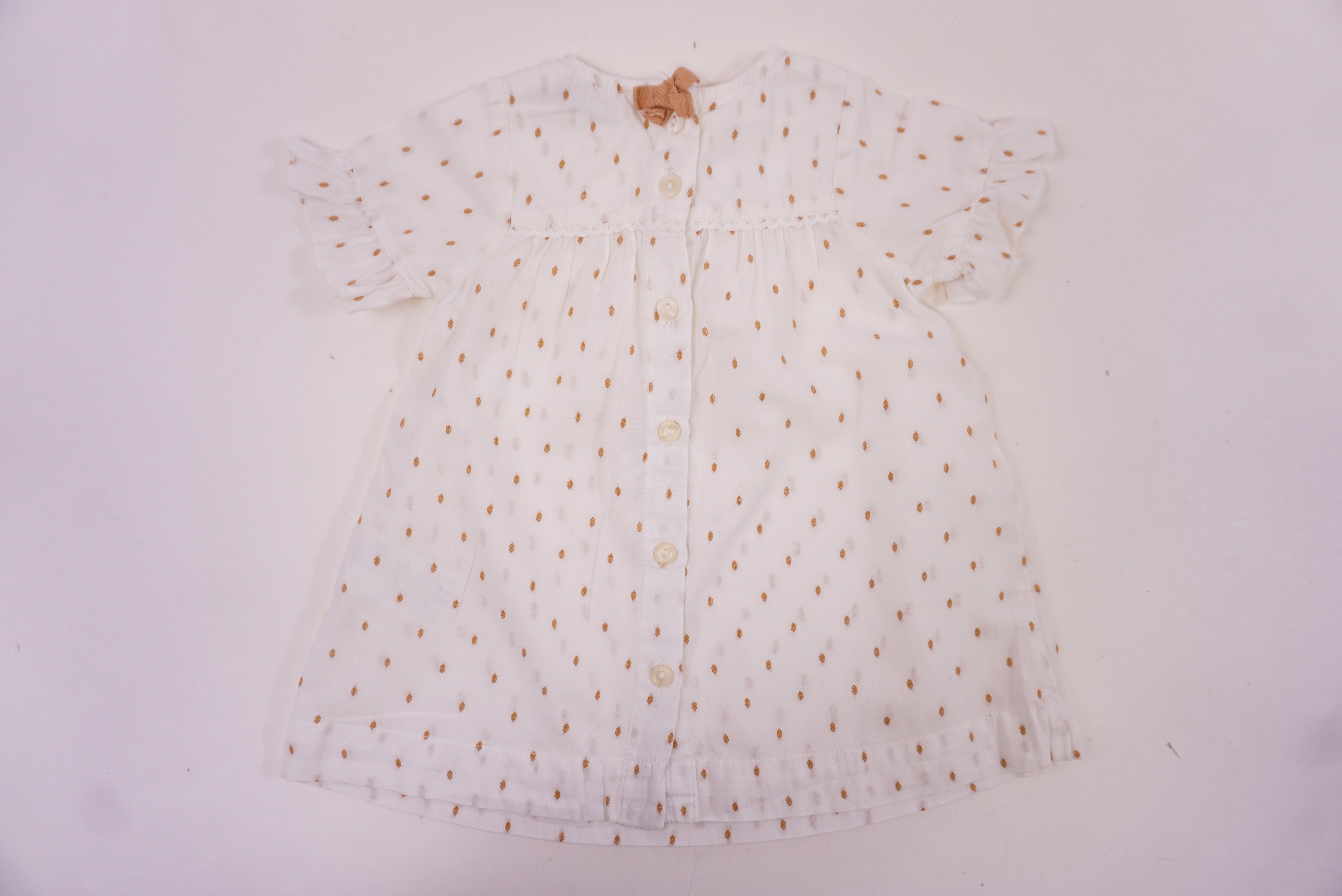 Robe Ecru - 3 mois