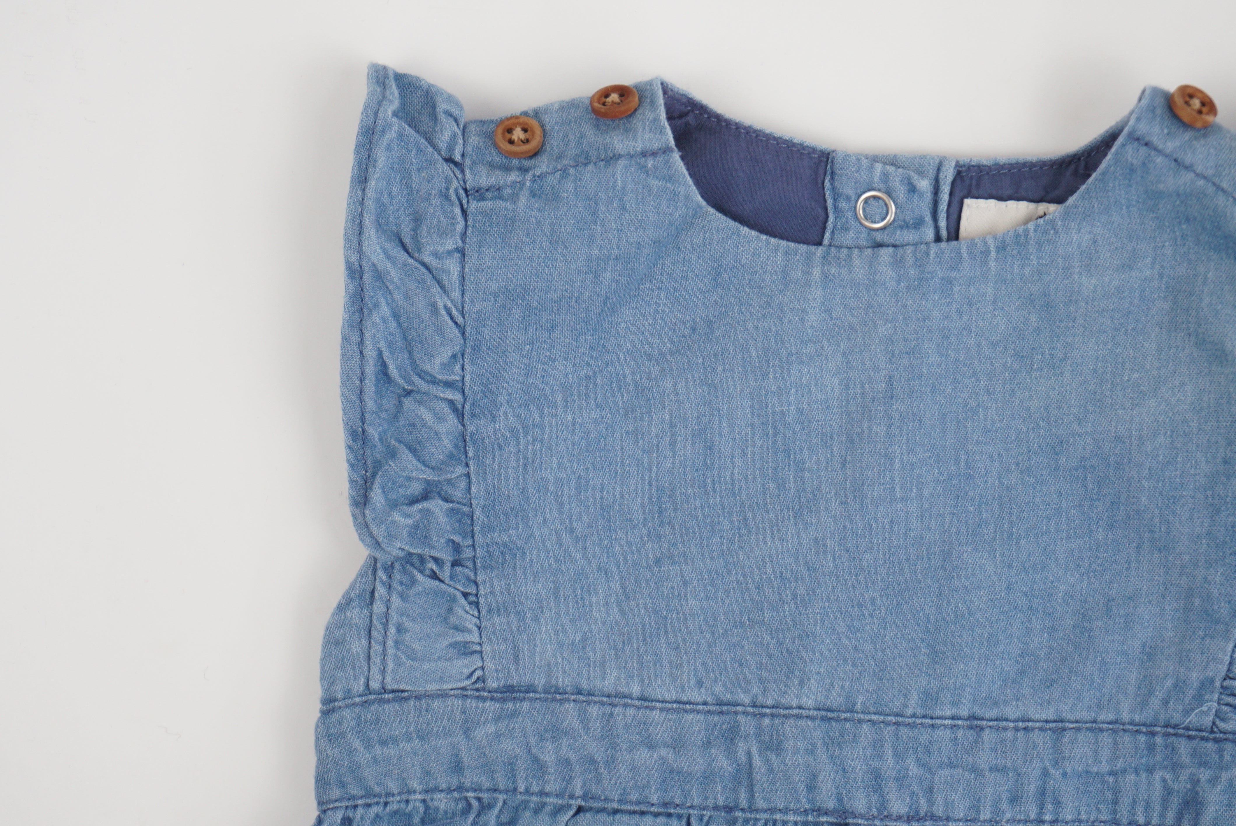 Barboteuse Bleu - 3 mois