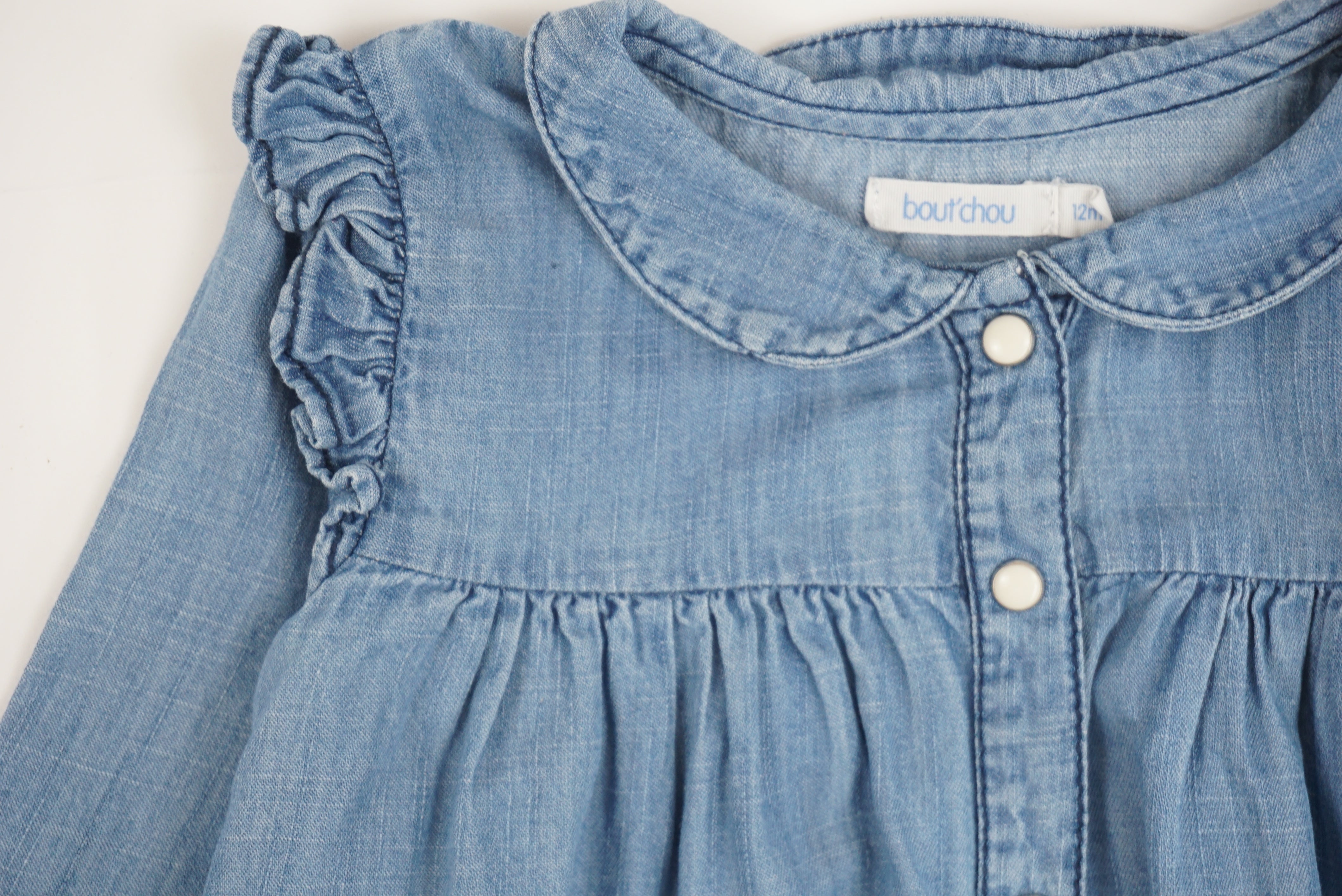 Chemise Bleu - 12 mois