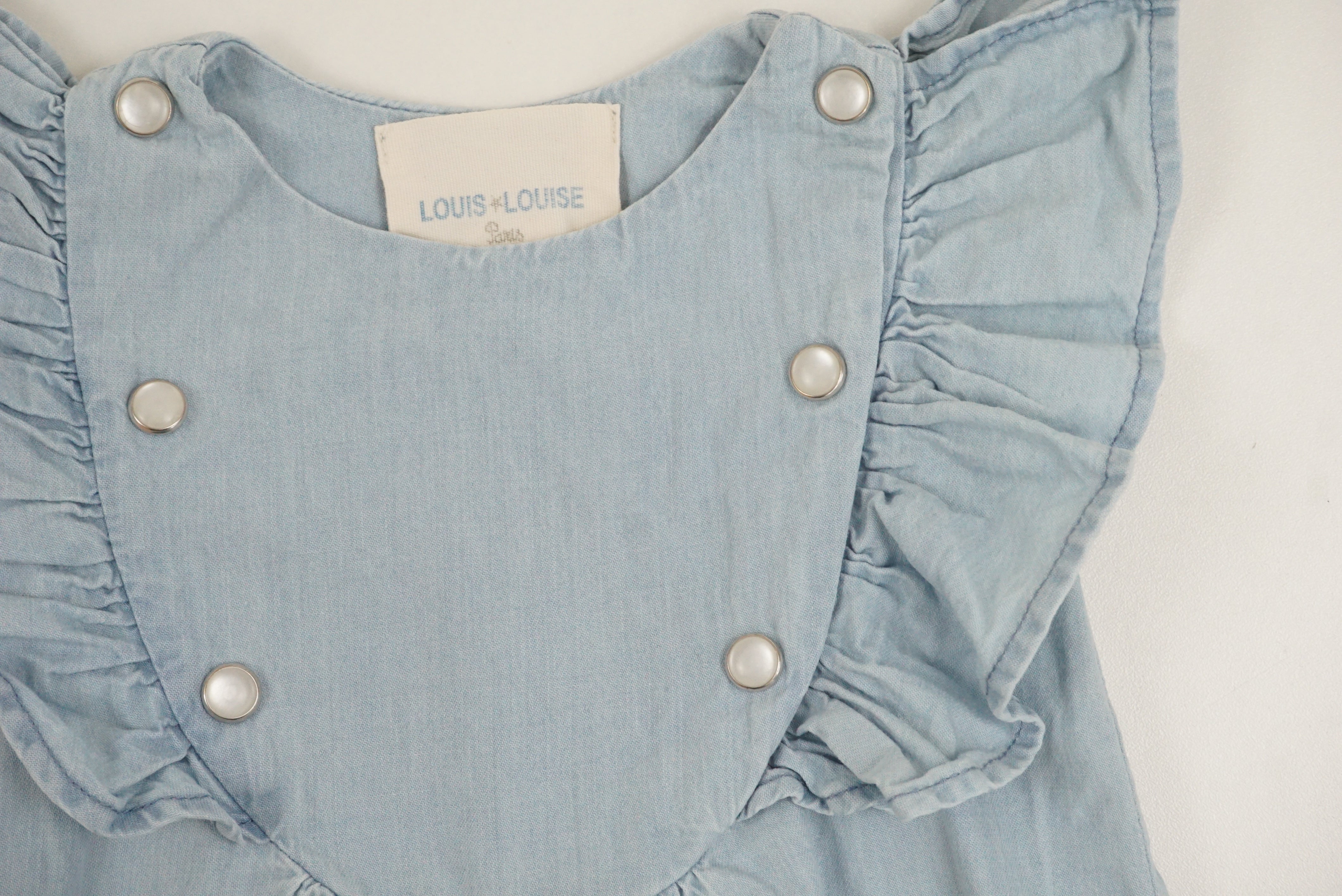 Barboteuse Bleu - 6 mois