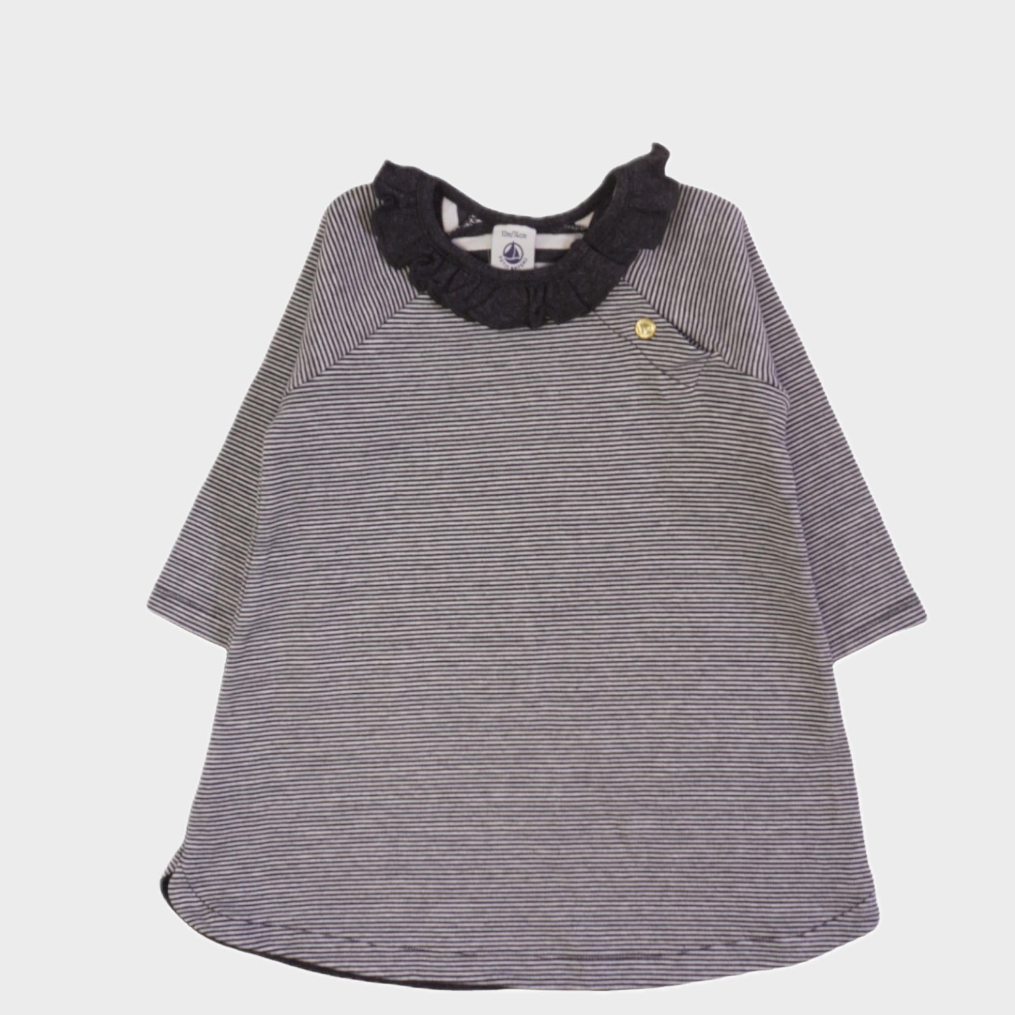 Robe et Bandeau Gris - 12 mois