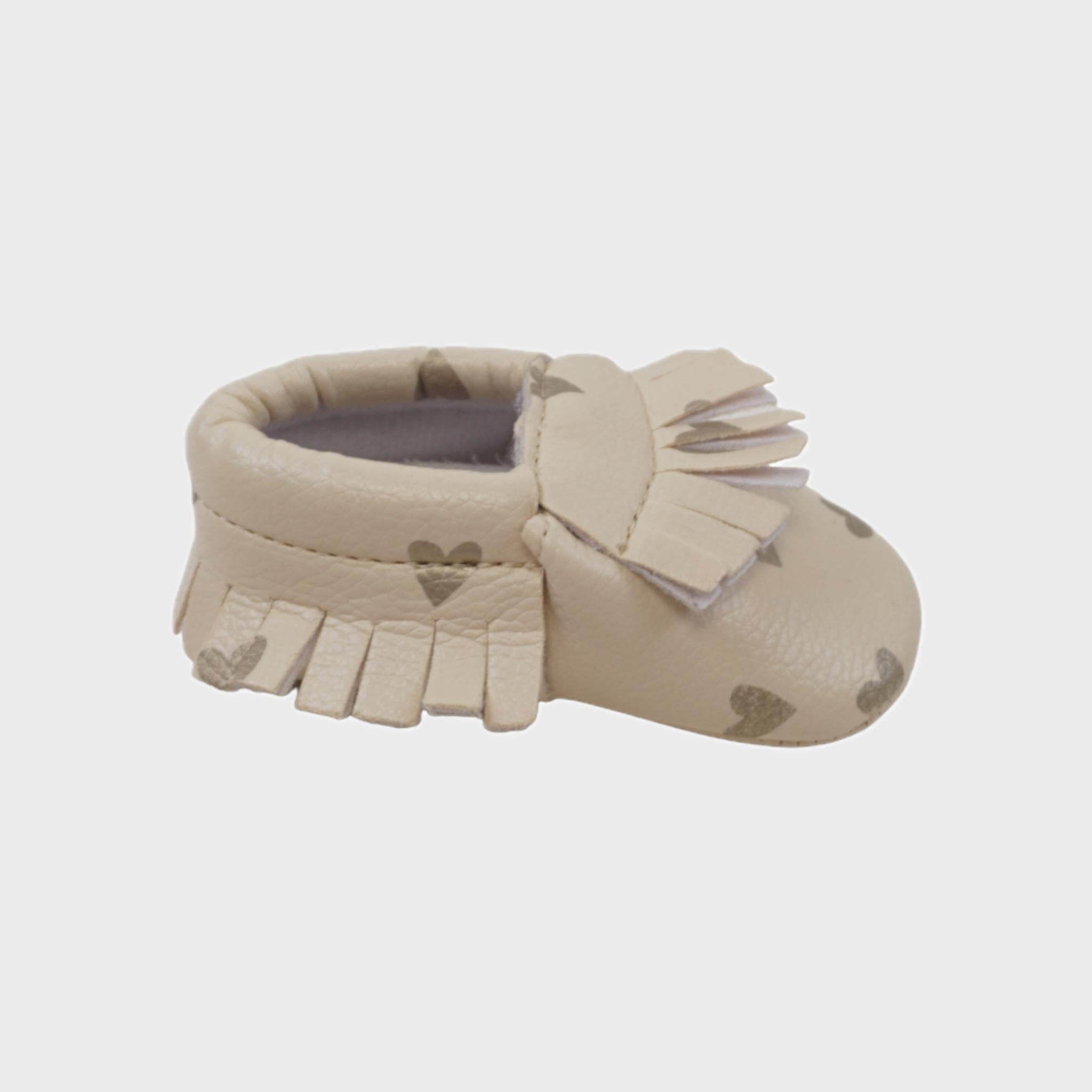 Chaussons Beige - 0/3 mois