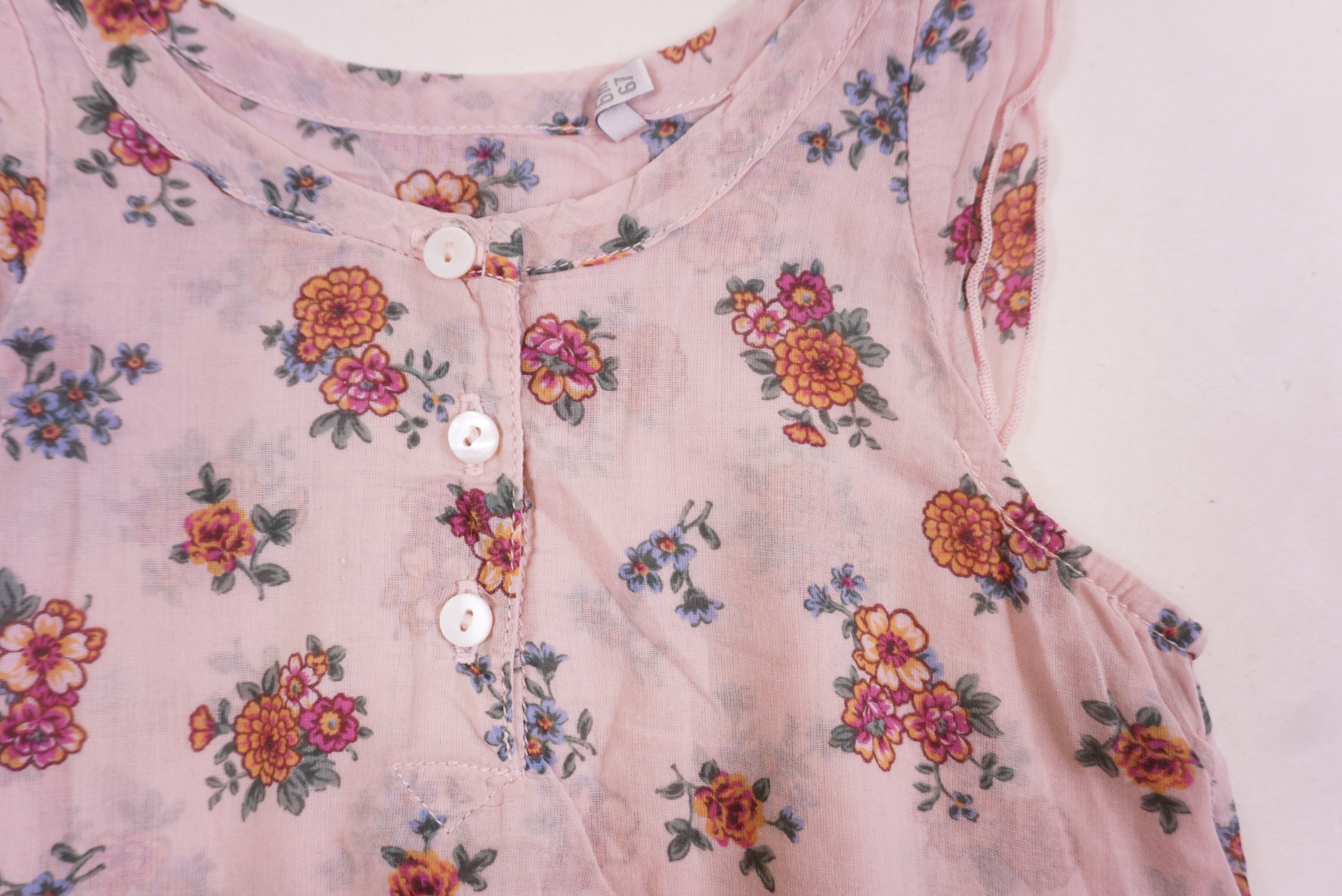 Blouse Rose - 6 mois
