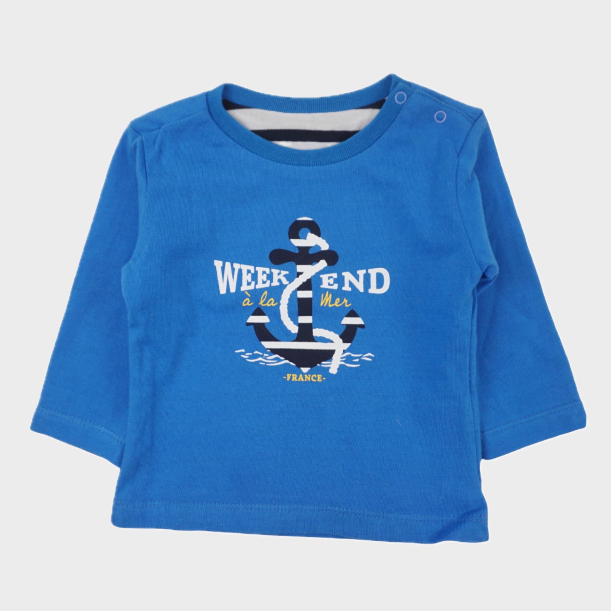 T-shirt Bleu - 6 mois