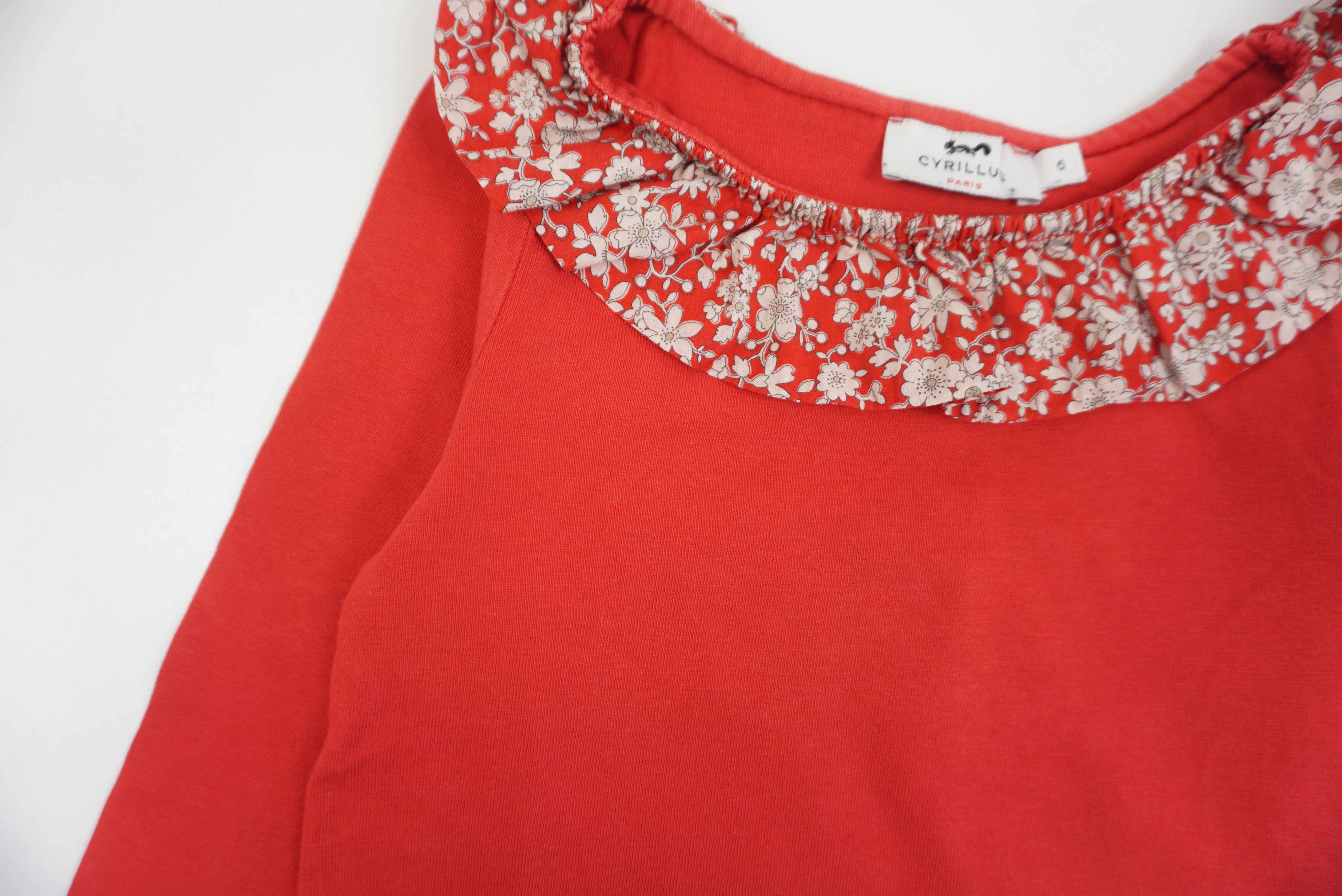 T-shirt Rouge - 5/6 ans