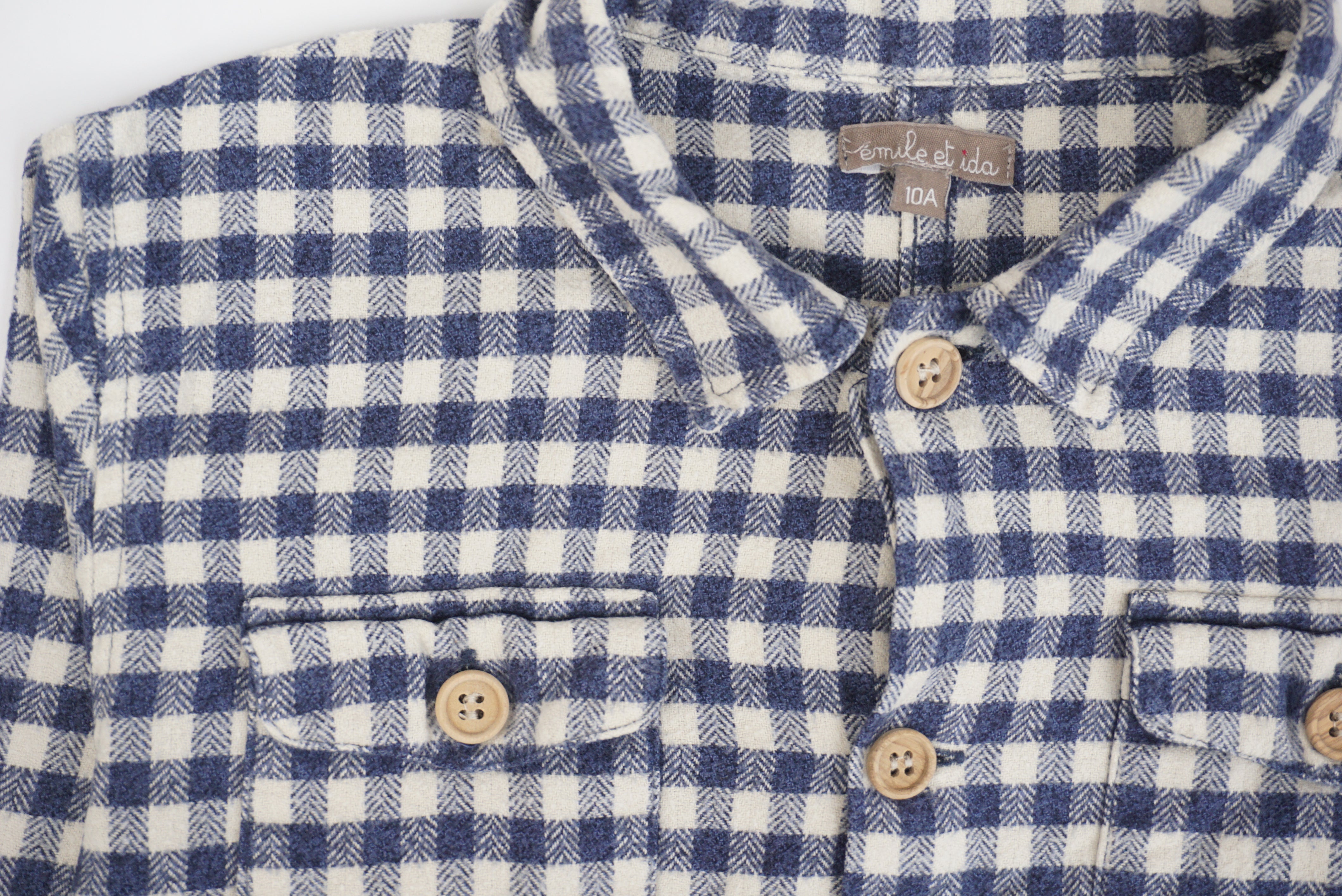 Sur Chemise Bleu - 10 ans