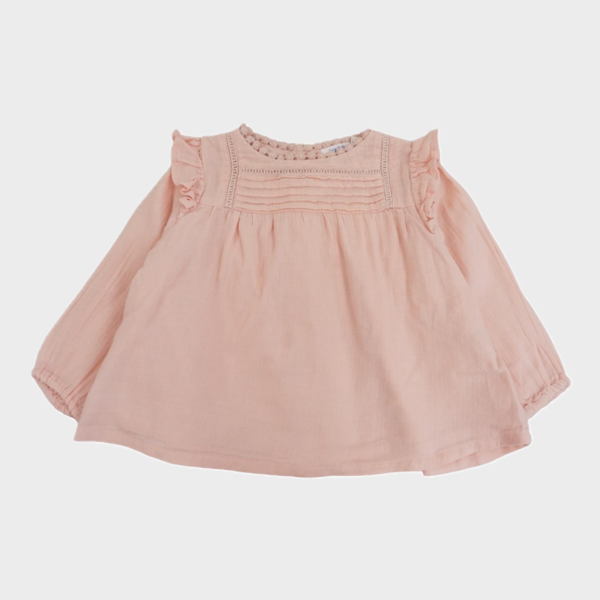 Blouse Rose - 3 mois