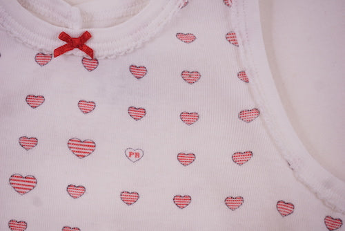 Barboteuse Blanc - 6 mois