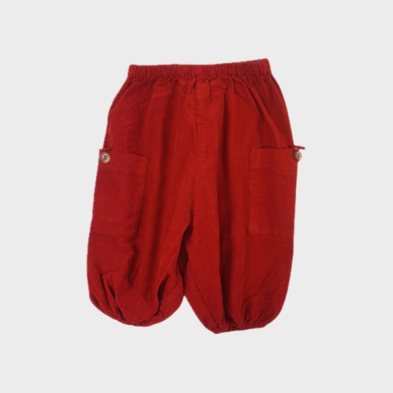 Pantalon Rouge - 12 mois