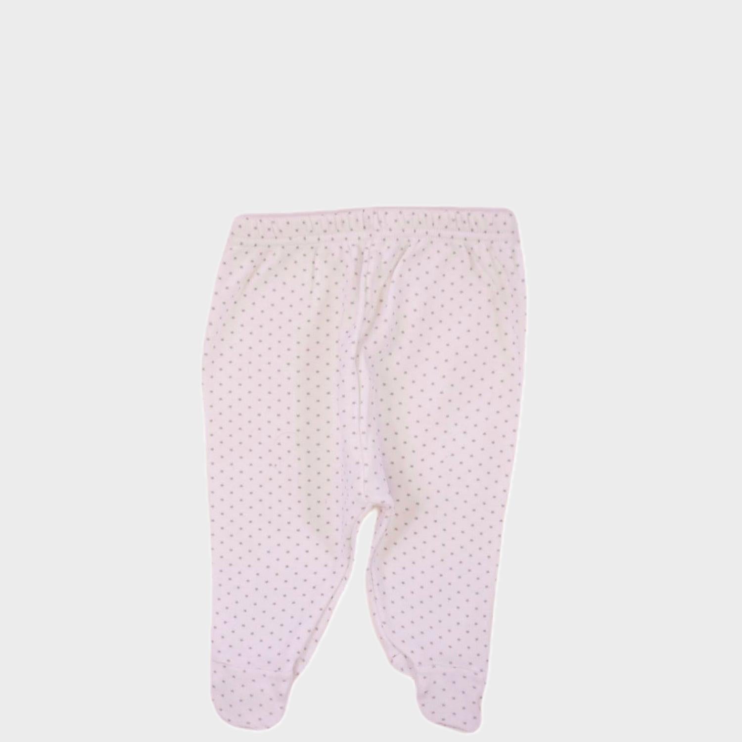 Legging et mouffles Blanc - 00 mois