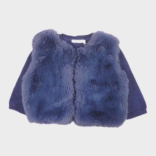 Gilet Bleu - 6 mois