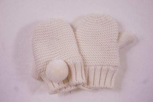 Mouffles Ecru - 6 mois